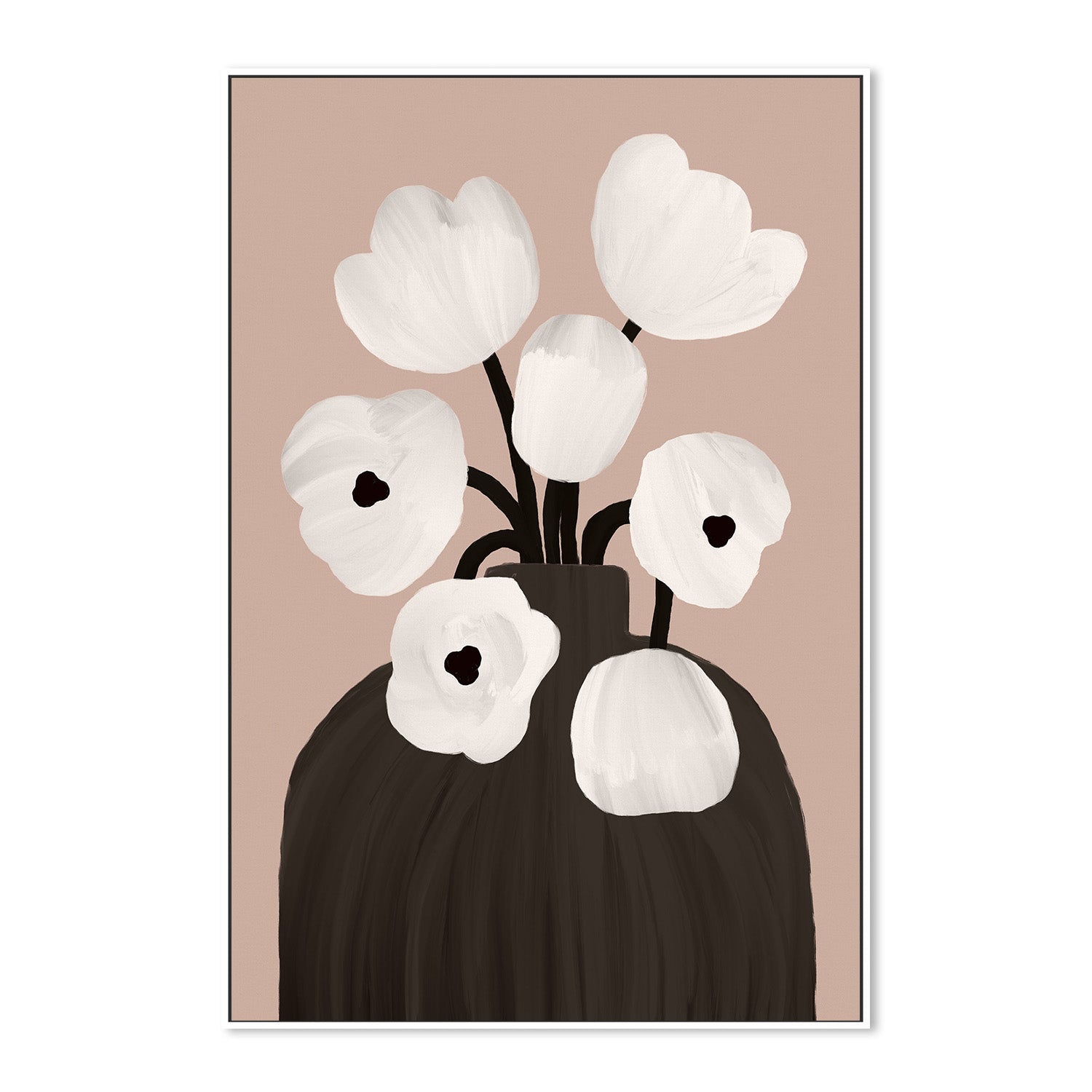 wall-art-print-canvas-poster-framed-Scandi Botanical, Style C-5