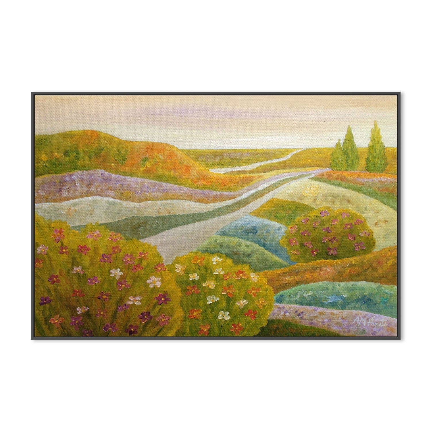 wall-art-print-canvas-poster-framed-Scent Of Sunset , By Angeles M. Pomata-3