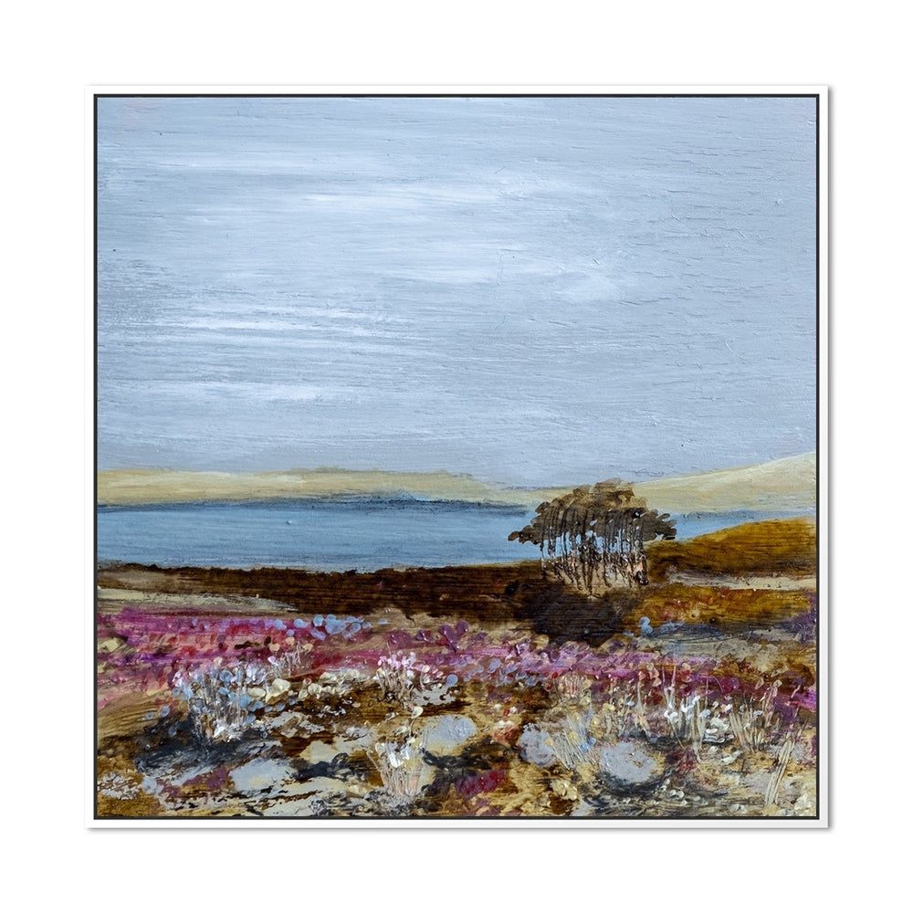 wall-art-print-canvas-poster-framed-Scottish Heather-by-Louise O'hara-Gioia Wall Art