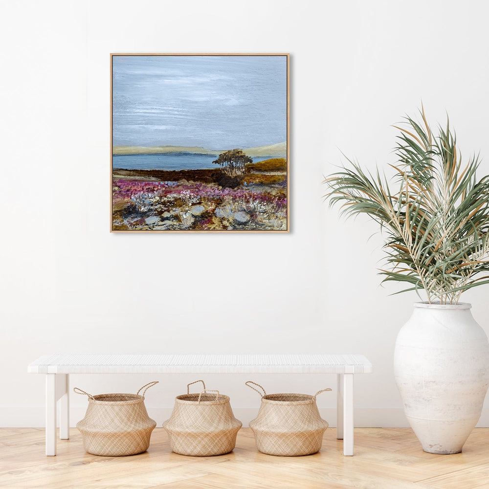 wall-art-print-canvas-poster-framed-Scottish Heather-by-Louise O'hara-Gioia Wall Art