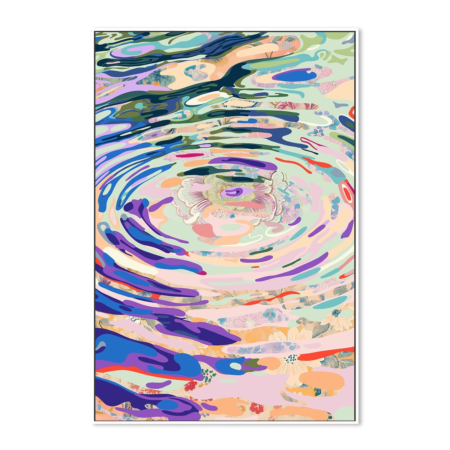 wall-art-print-canvas-poster-framed-Sea Garden , By Unratio-5
