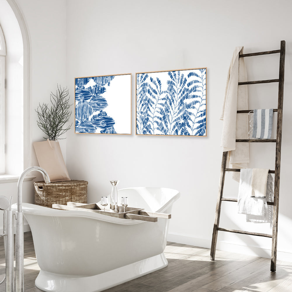 wall-art-print-canvas-poster-framed-Sea Life Rhythm-Seaweed Mantle, Set Of 2 , By Jetty Home-2