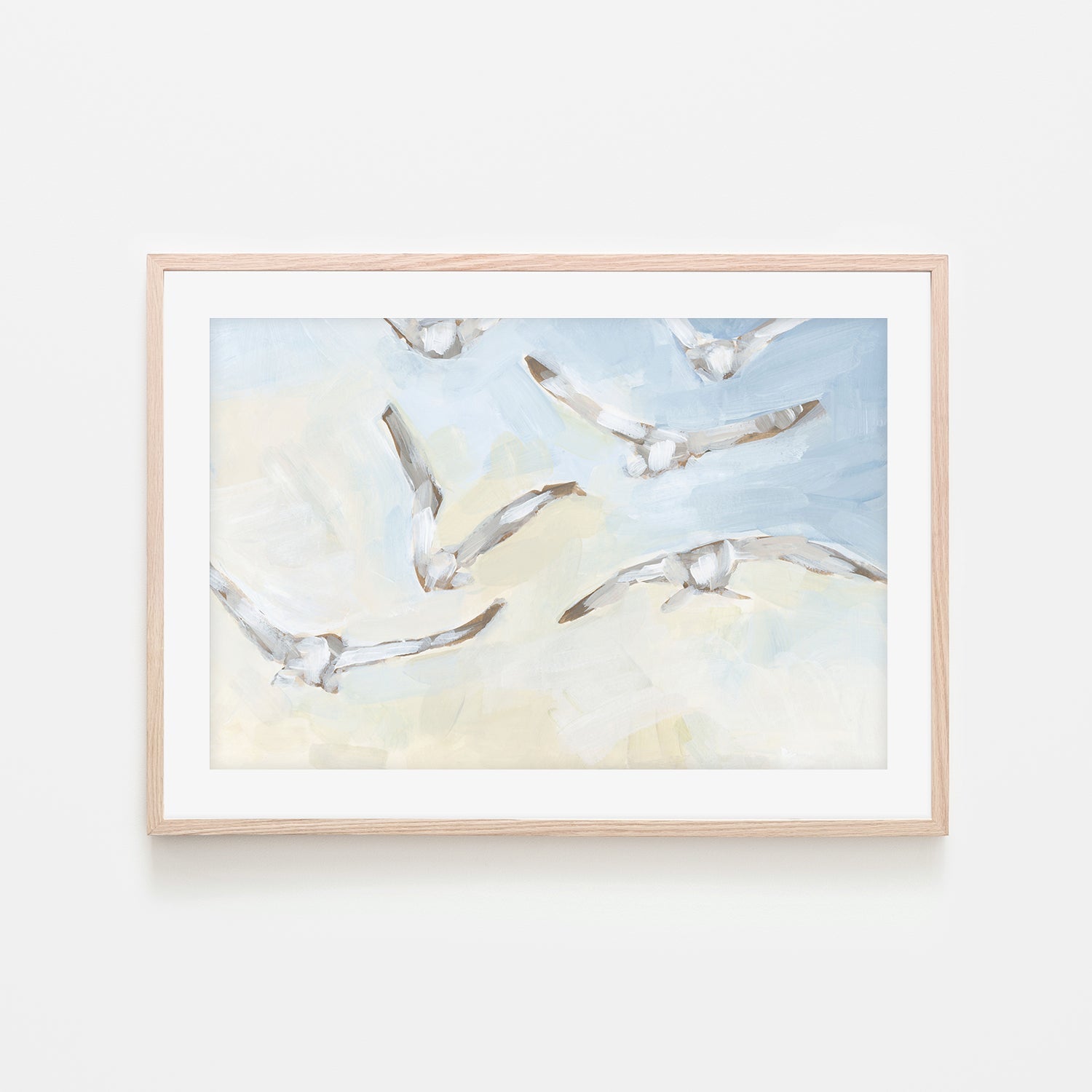 wall-art-print-canvas-poster-framed-Seagulls In The Haze , By Jetty Home , By Jetty Home-6