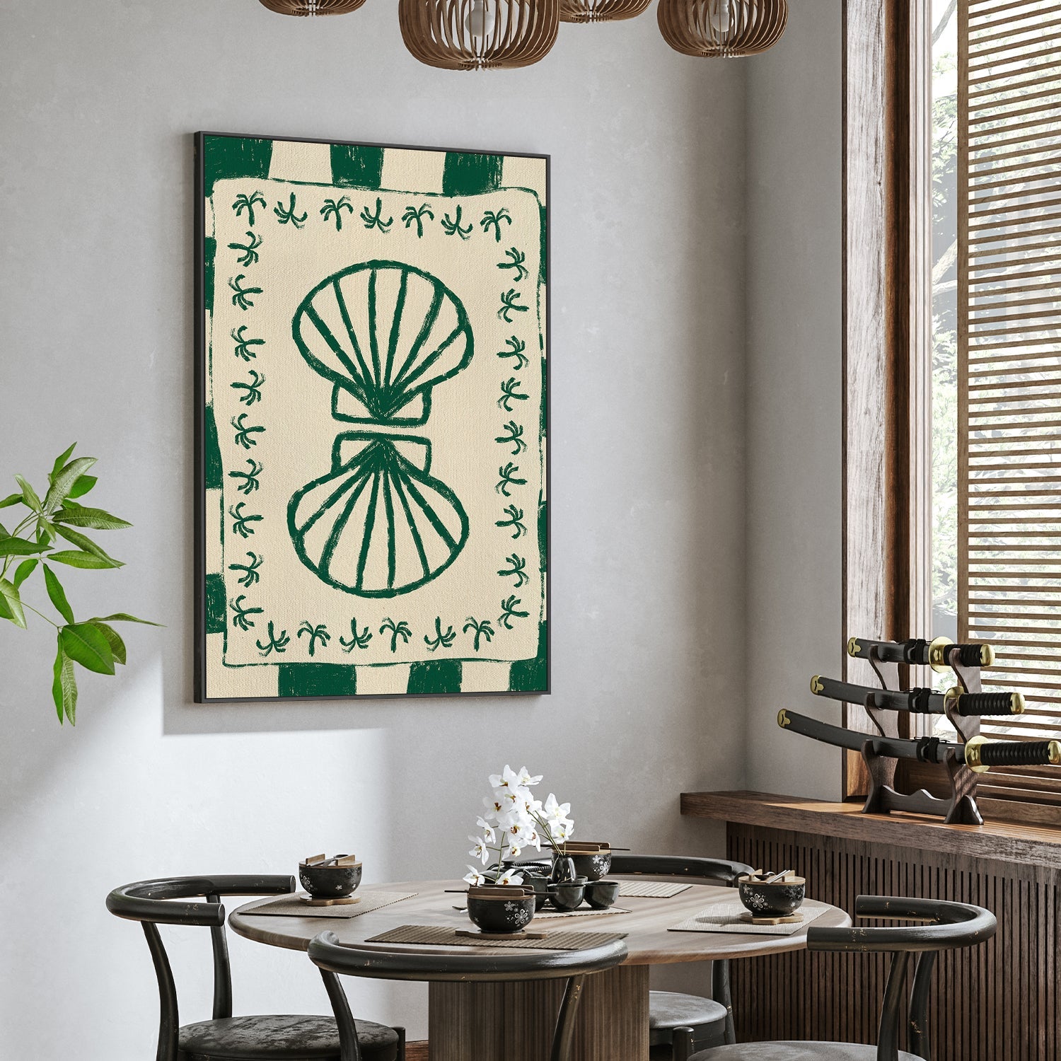 wall-art-print-canvas-poster-framed-Seashell Symphony-7