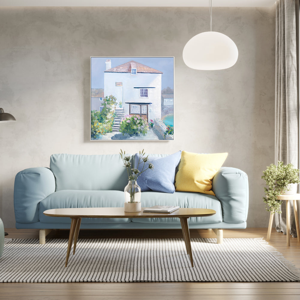 wall-art-print-canvas-poster-framed-Seaside at Polperro Cornwall , By Meredith Howse-7