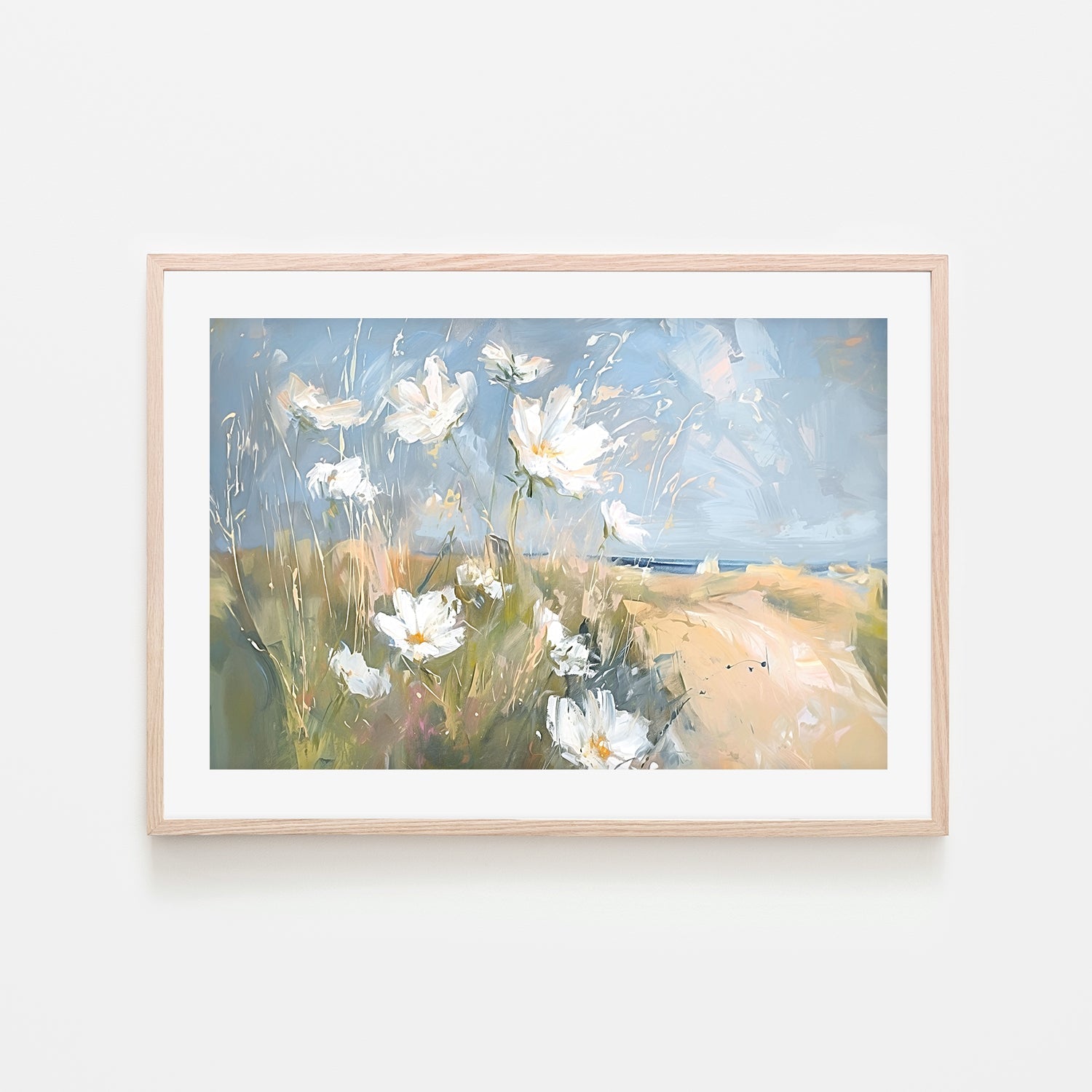 wall-art-print-canvas-poster-framed-Seaside Wildflowers , Style A, By Accent Art Studio , By Accent Art Studio-6