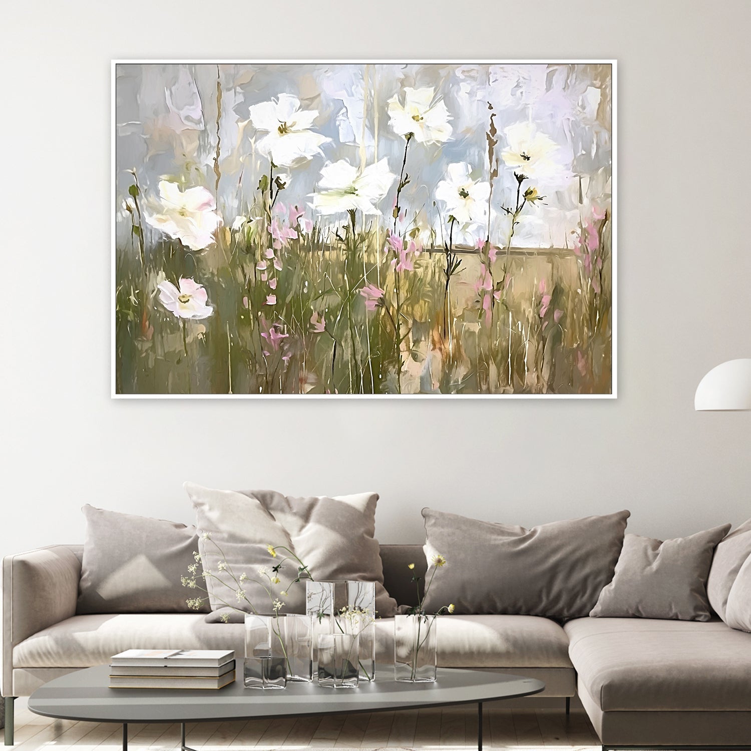 wall-art-print-canvas-poster-framed-Seaside Wildflowers , Style C, By Accent Art Studio , By Accent Art Studio-2