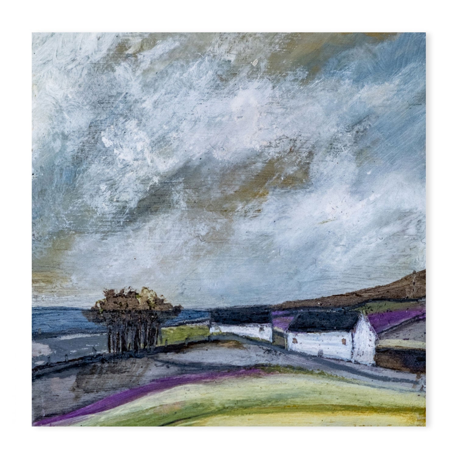 wall-art-print-canvas-poster-framed-Seaview Cottage-by-Louise O'Hara-Gioia Wall Art