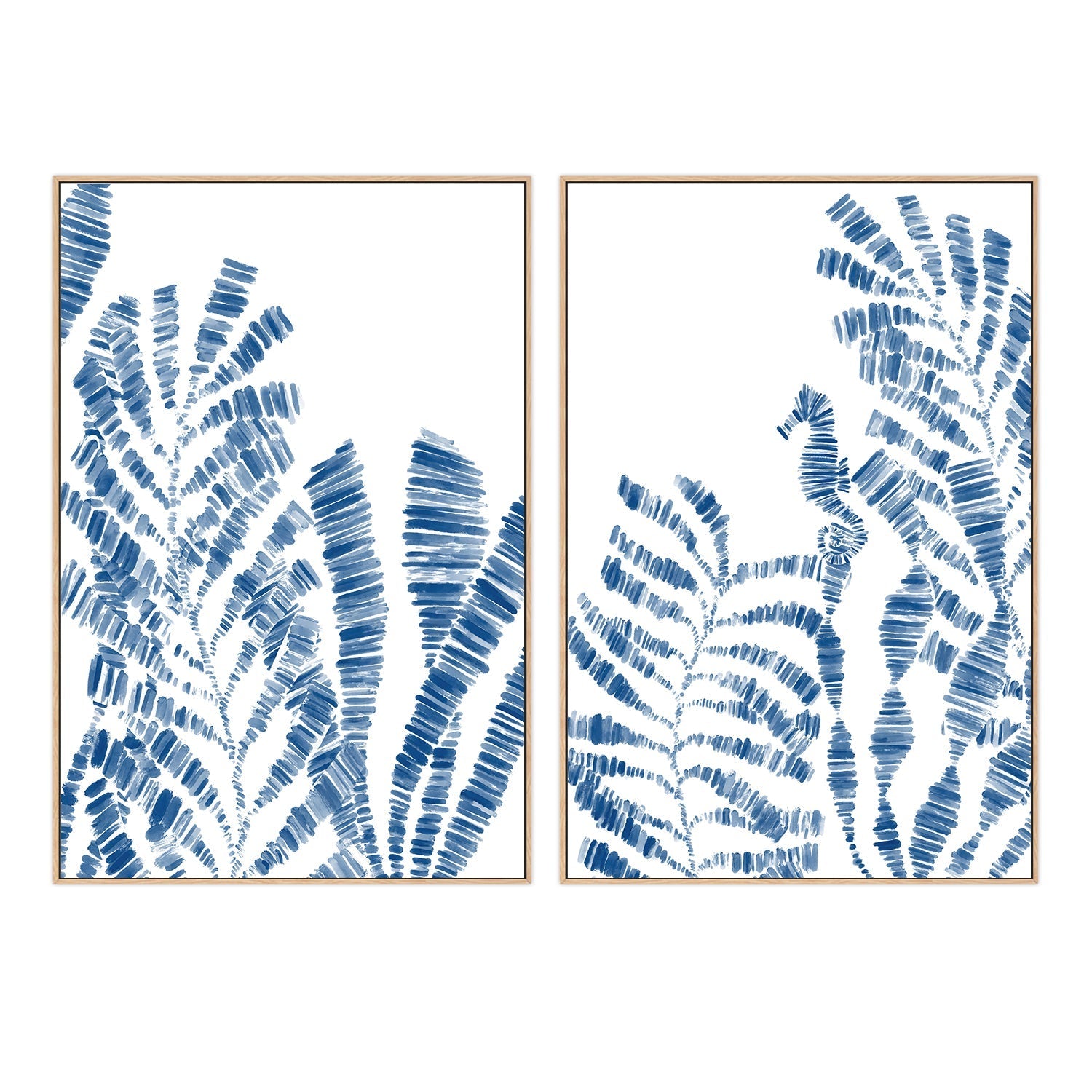 wall-art-print-canvas-poster-framed-Seaweed Mantle , Style A & B , Set Of 2 , By Jetty Home-4