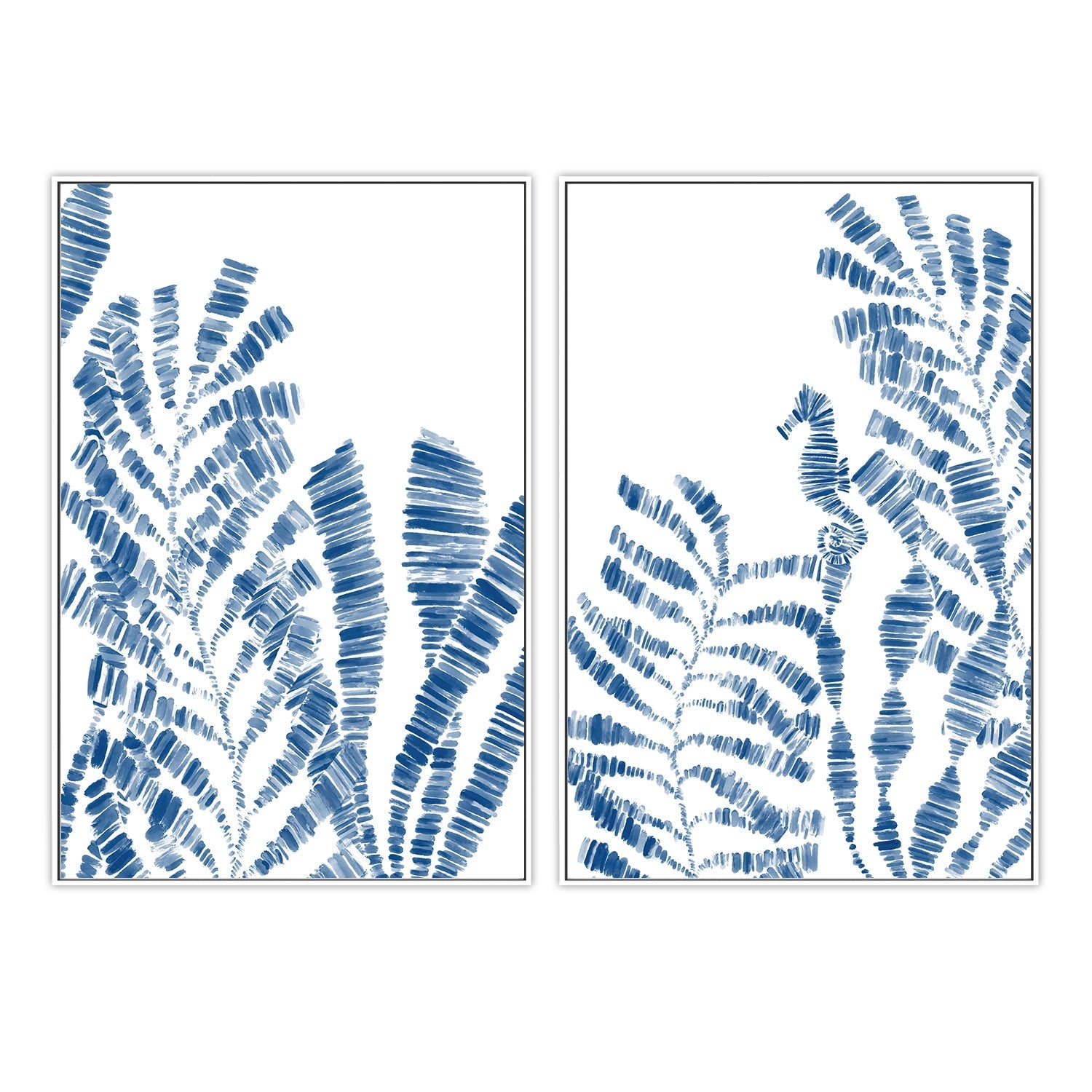 wall-art-print-canvas-poster-framed-Seaweed Mantle , Style A & B , Set Of 2 , By Jetty Home-5