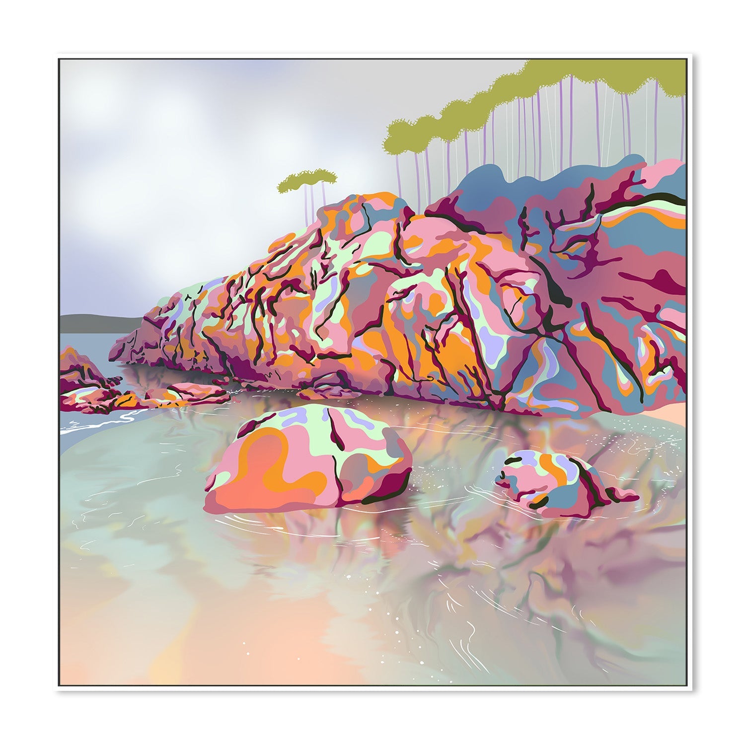 wall-art-print-canvas-poster-framed-Seclusion , By Unratio-5