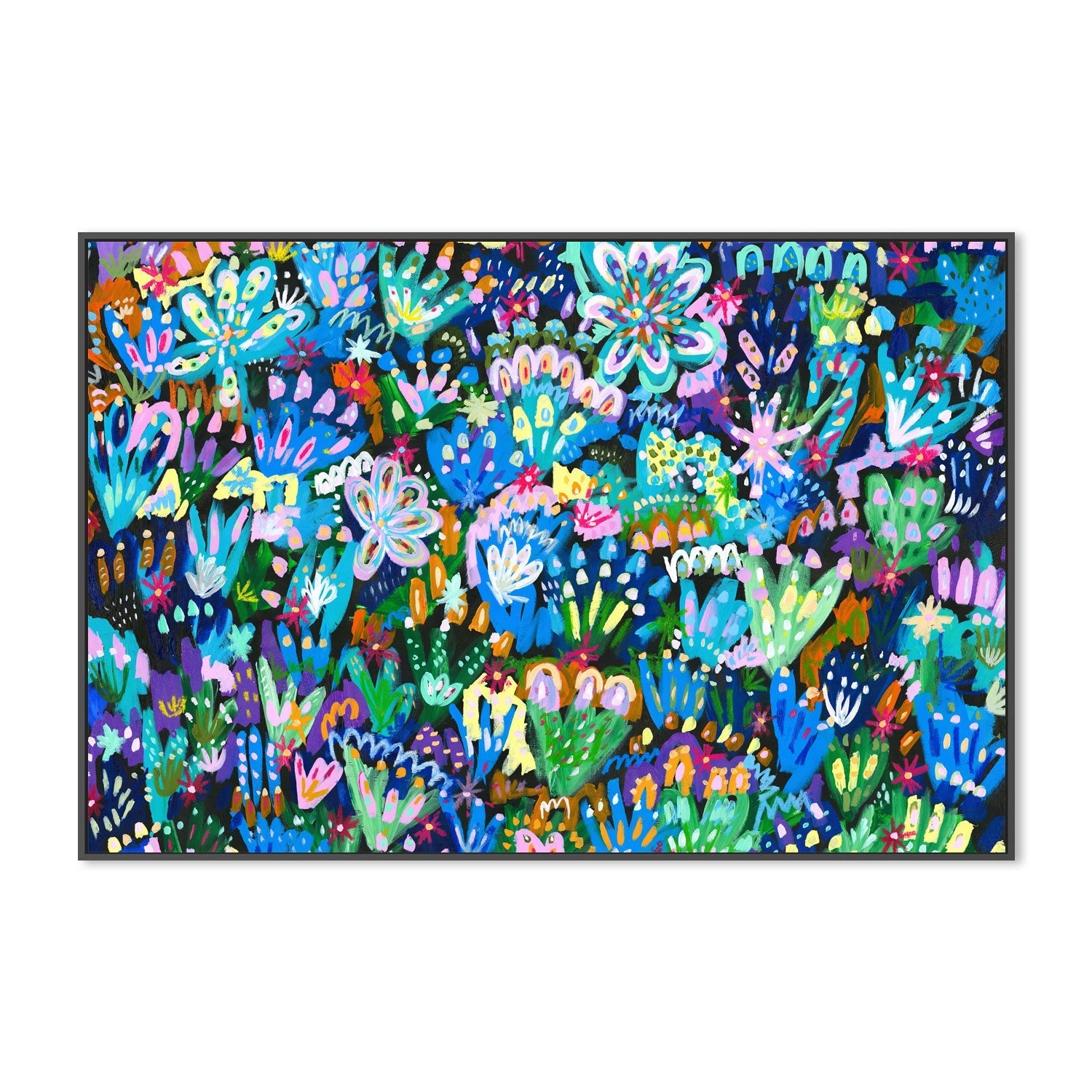 wall-art-print-canvas-poster-framed-Secret Garden , By Victoria Corcoran-3