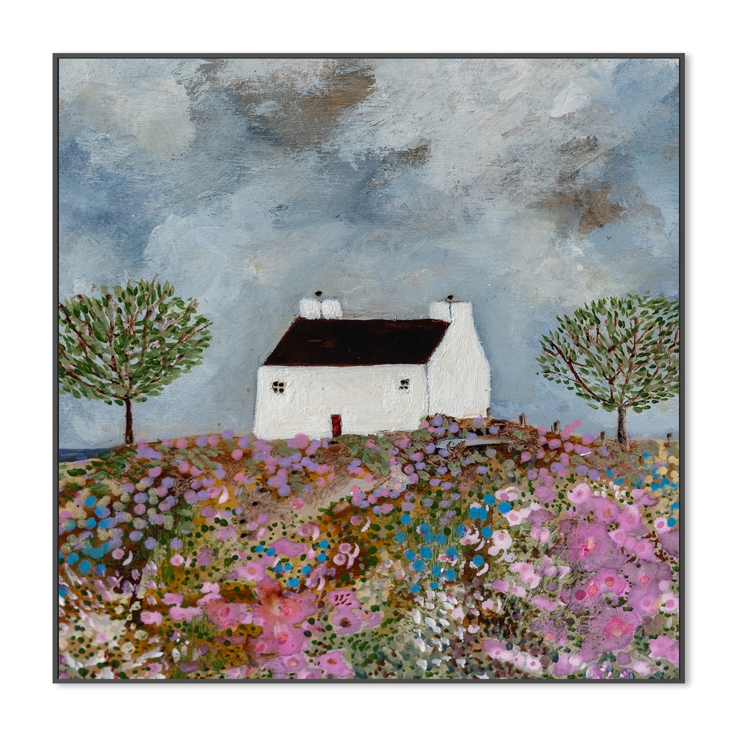 wall-art-print-canvas-poster-framed-Secrets Of A Summer Meadow , By Louise O'Hara-3