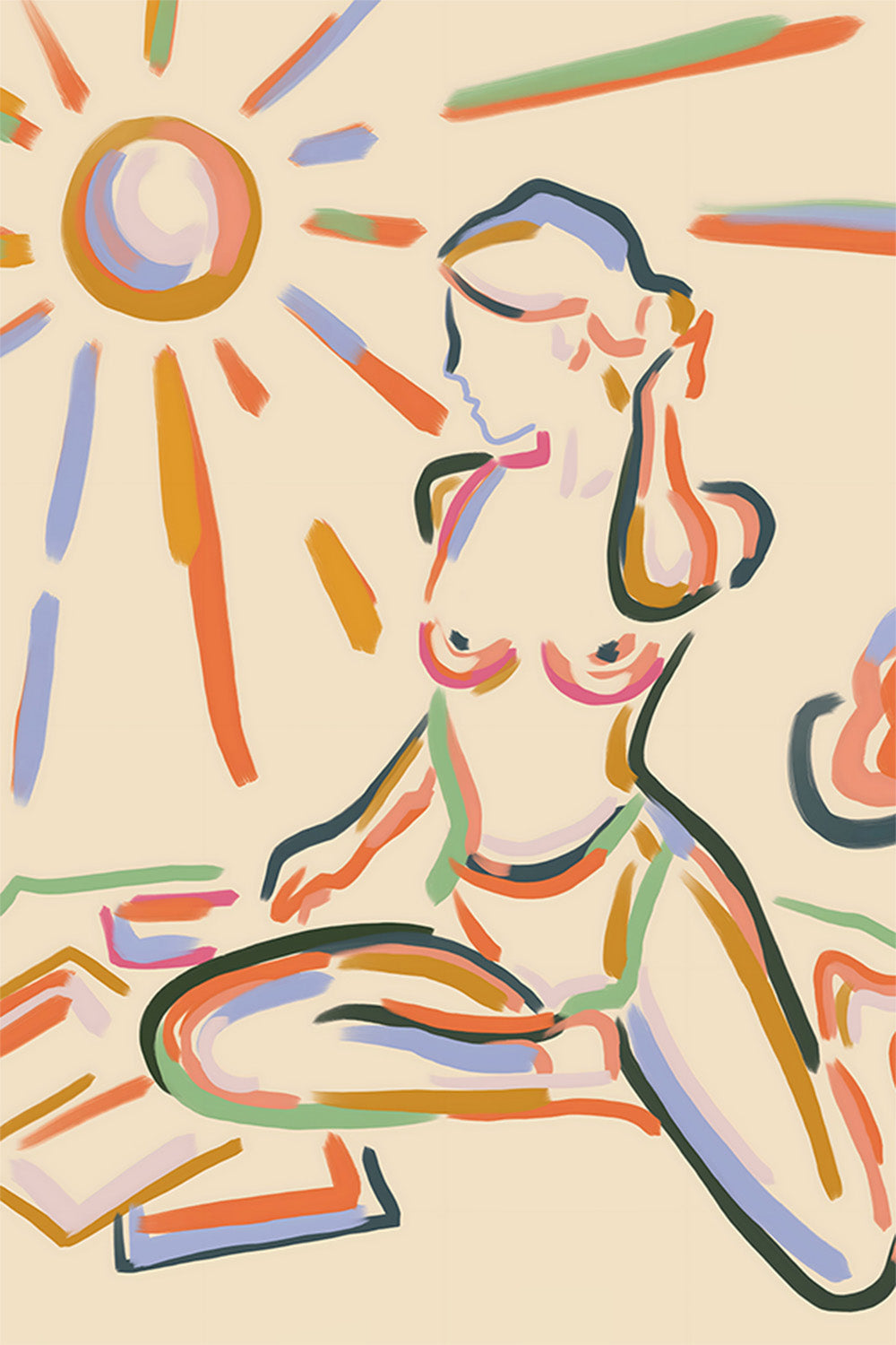 wall-art-print-canvas-poster-framed-Self Love Summer-1