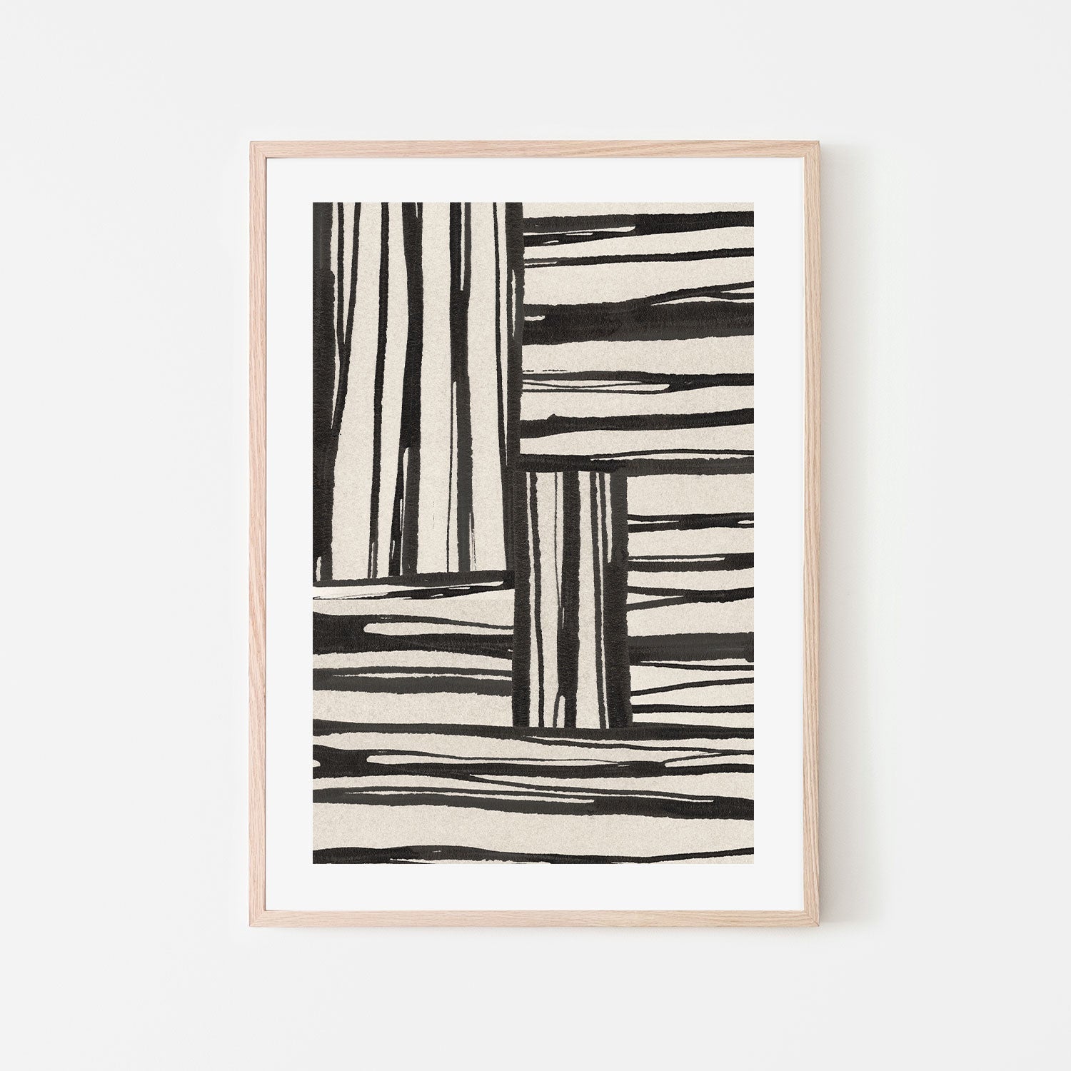 wall-art-print-canvas-poster-framed-Sentiment Stripes, Style B , By Chris Paschke-GIOIA-WALL-ART