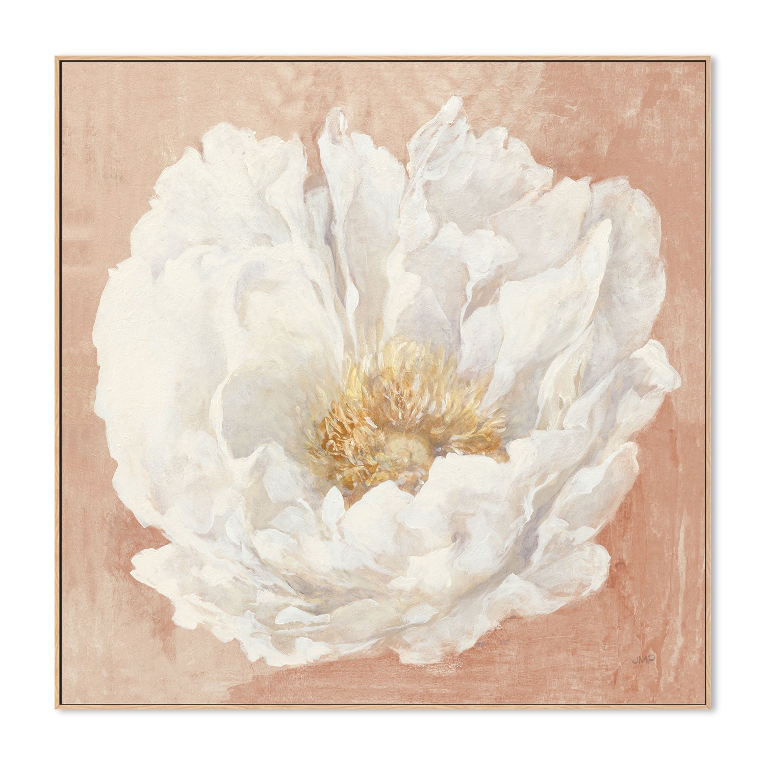 wall-art-print-canvas-poster-framed-Serene Peony Terracotta , By Julia Purinton , By Julia Purinton-4