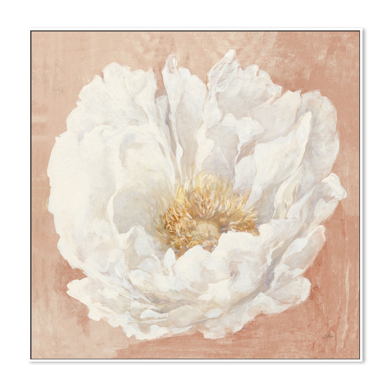 wall-art-print-canvas-poster-framed-Serene Peony Terracotta , By Julia Purinton , By Julia Purinton-5