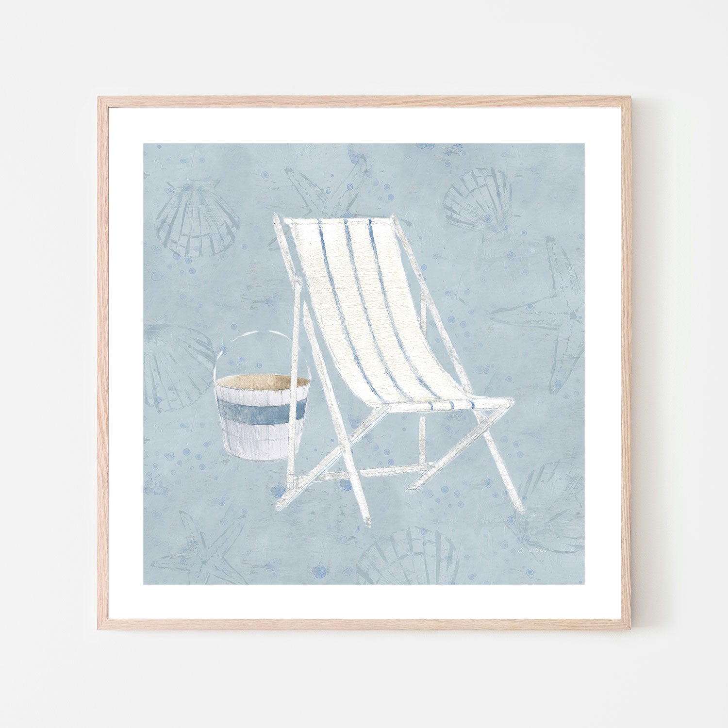 wall-art-print-canvas-poster-framed-Serene Seaside, Style B-by-James Wiens-Gioia Wall Art