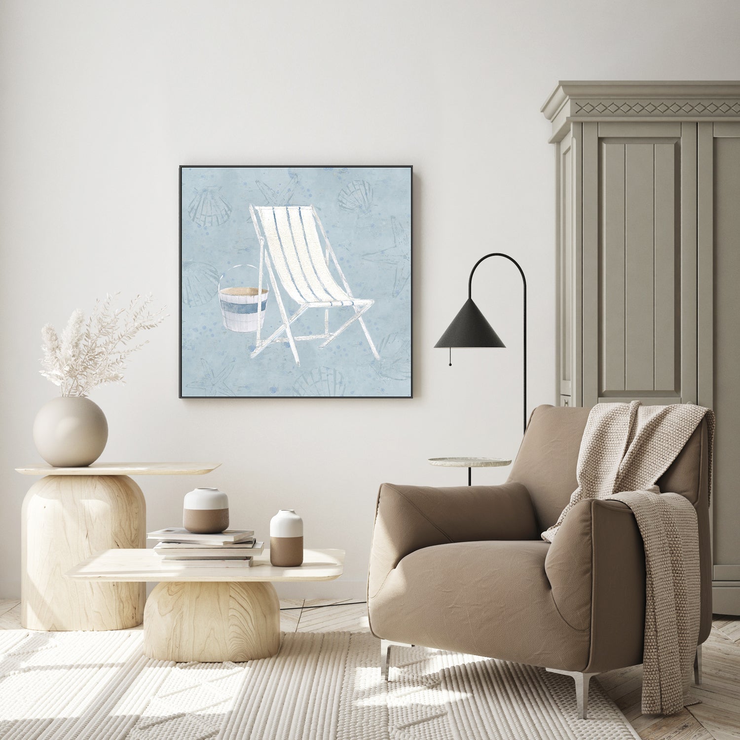 wall-art-print-canvas-poster-framed-Serene Seaside, Style B-by-James Wiens-Gioia Wall Art