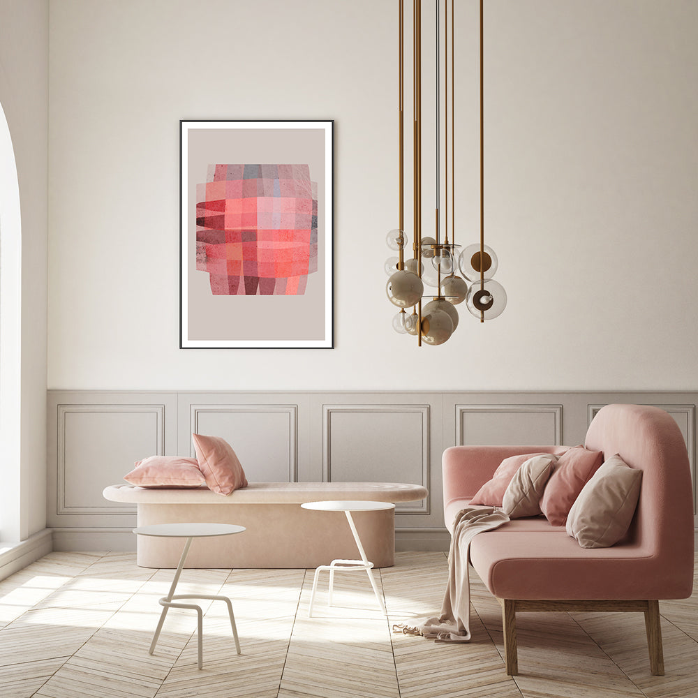 wall-art-print-canvas-poster-framed-Shades Of Pink And Violet , By Treechild-GIOIA-WALL-ART