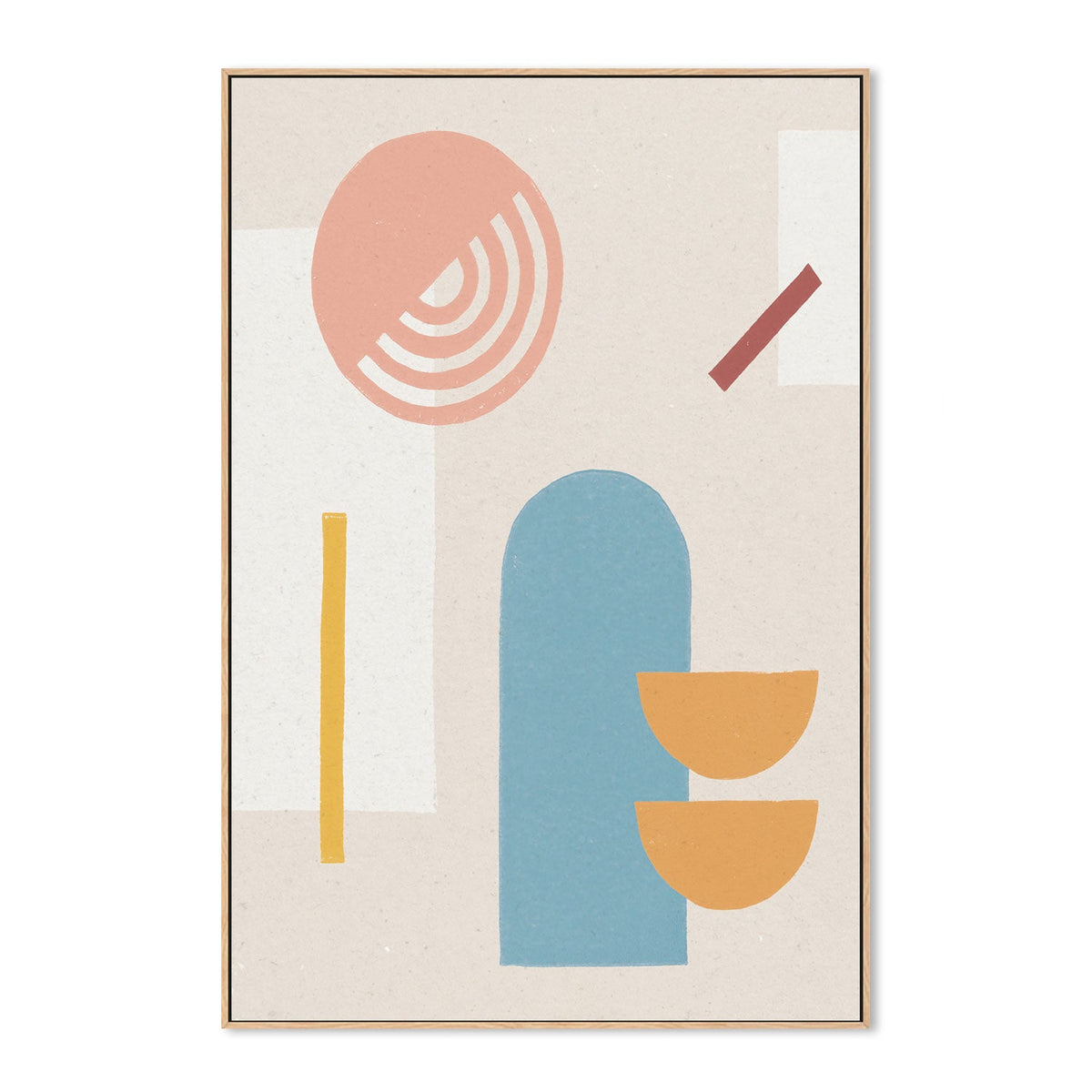 wall-art-print-canvas-poster-framed-Shapely Serenity, Style A , By Moira Hershey-GIOIA-WALL-ART