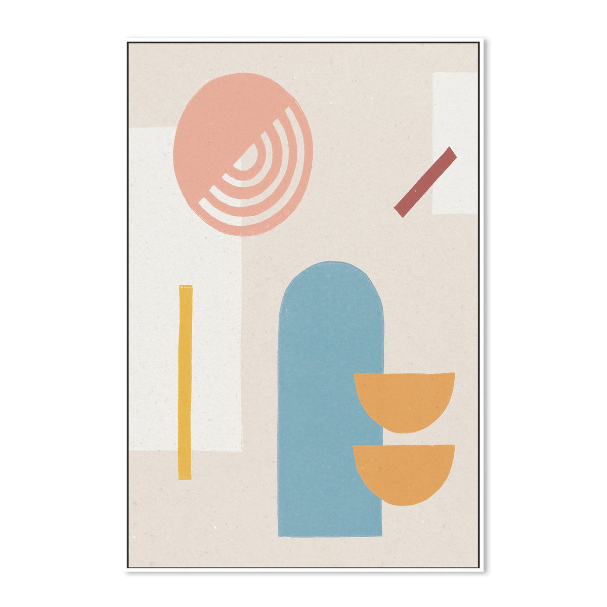 wall-art-print-canvas-poster-framed-Shapely Serenity, Style A , By Moira Hershey-GIOIA-WALL-ART