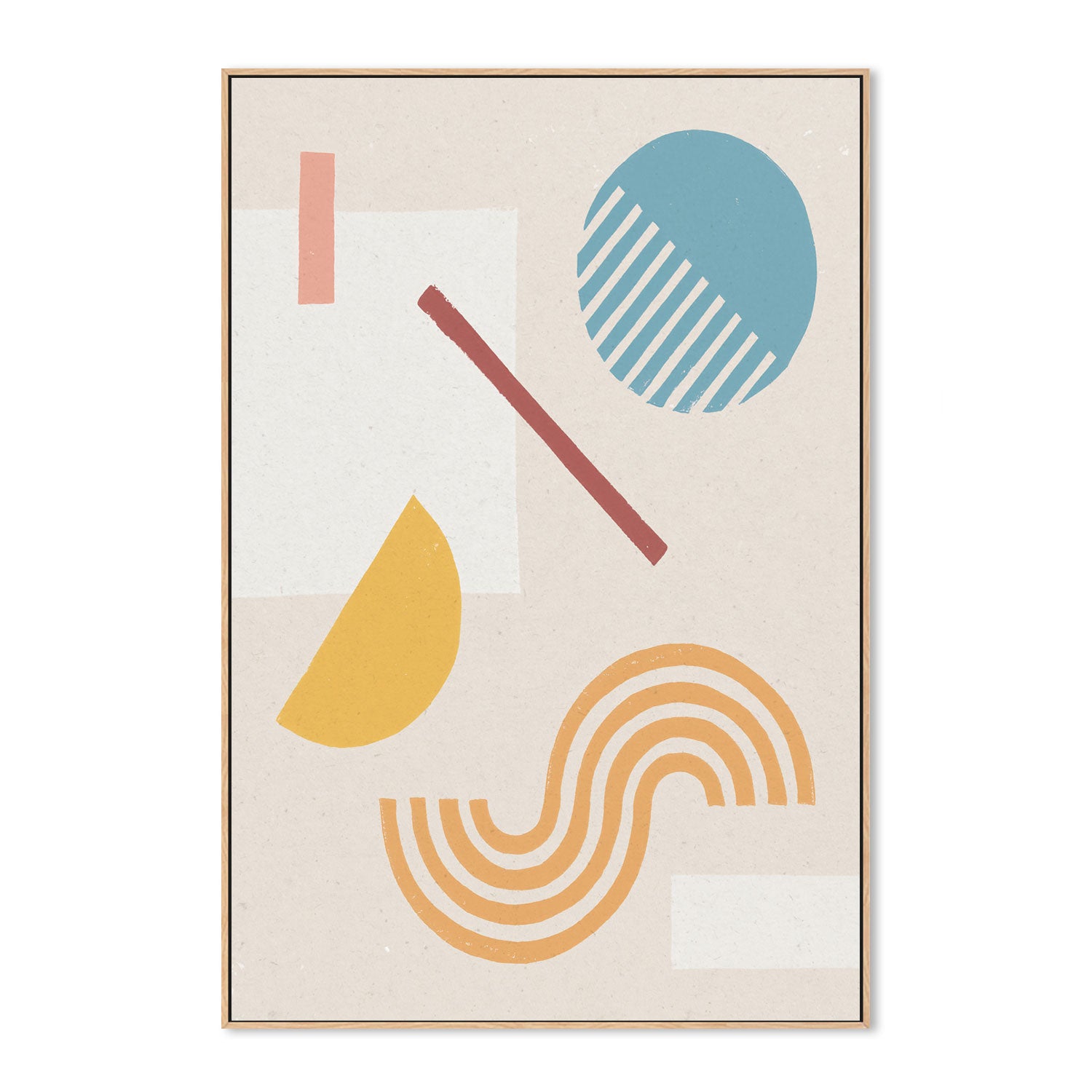 wall-art-print-canvas-poster-framed-Shapely Serenity, Style B , By Moira Hershey-GIOIA-WALL-ART