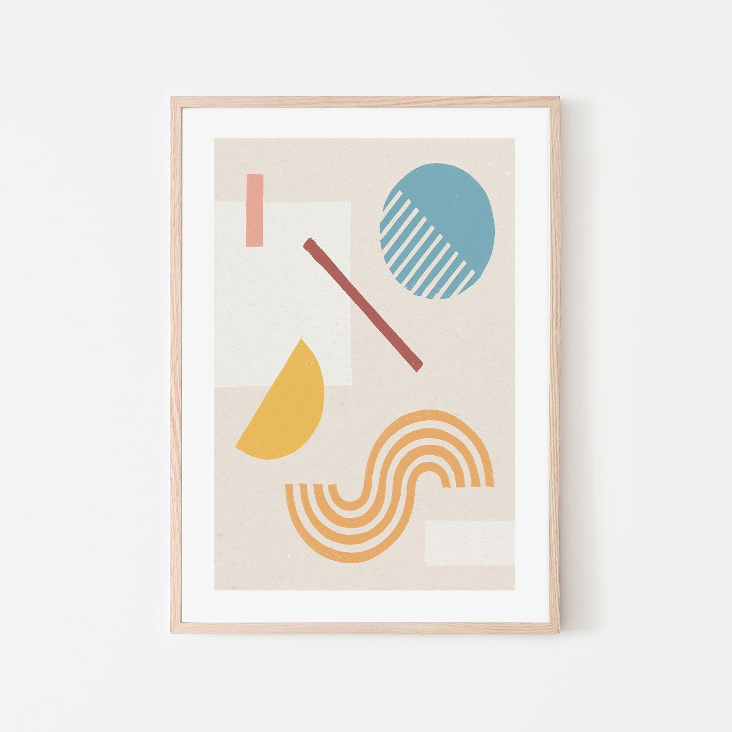wall-art-print-canvas-poster-framed-Shapely Serenity, Style B , By Moira Hershey-GIOIA-WALL-ART