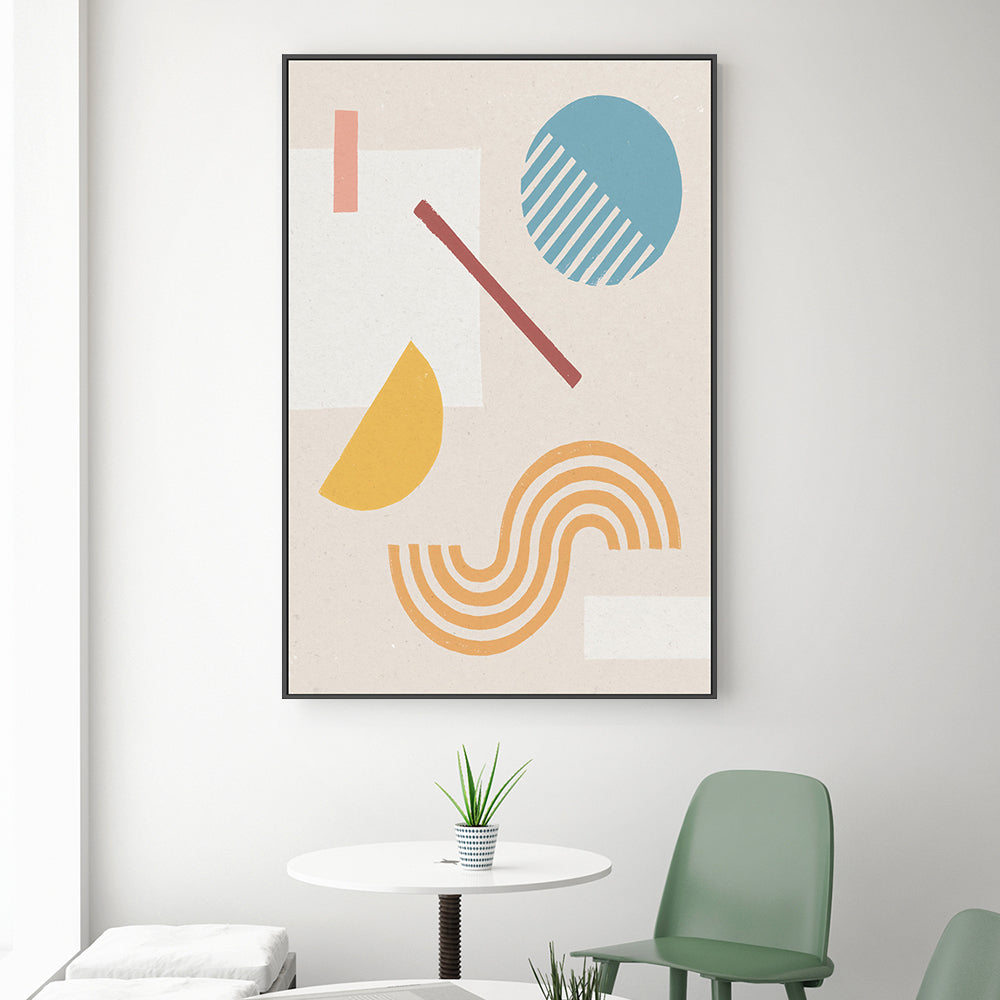 wall-art-print-canvas-poster-framed-Shapely Serenity, Style B , By Moira Hershey-GIOIA-WALL-ART