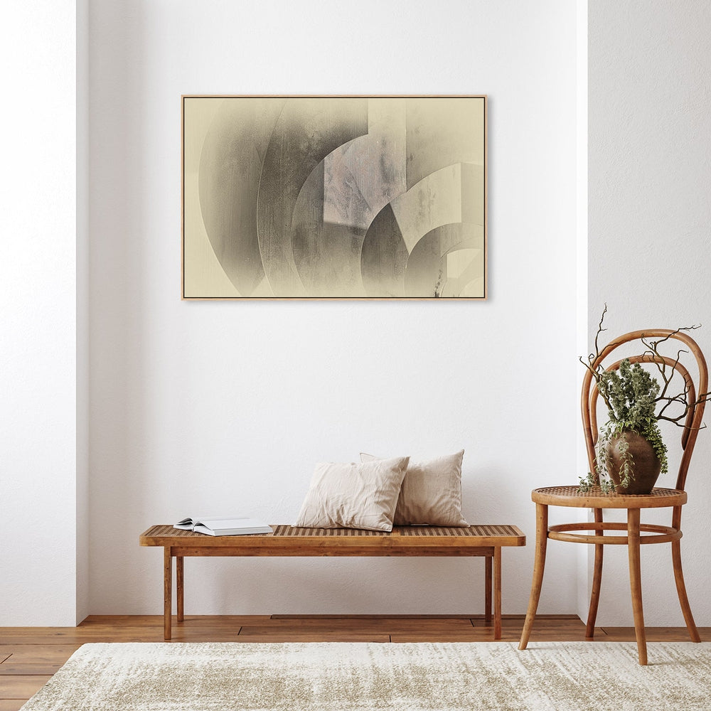 wall-art-print-canvas-poster-framed-Shapes In Soft Tones, By Greetje Van Son-by-Plus X Studio-Gioia Wall Art