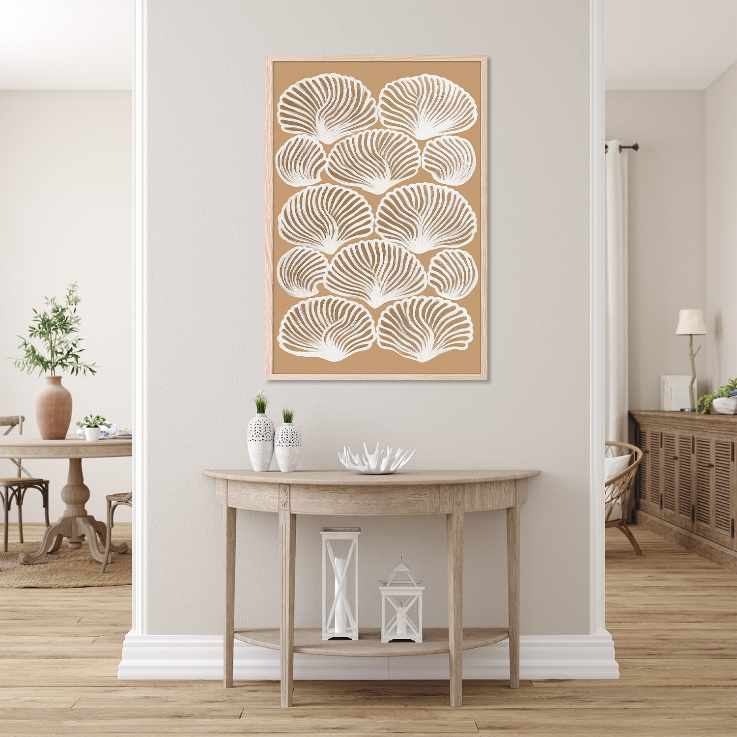 wall-art-print-canvas-poster-framed-Shell Pattern-8