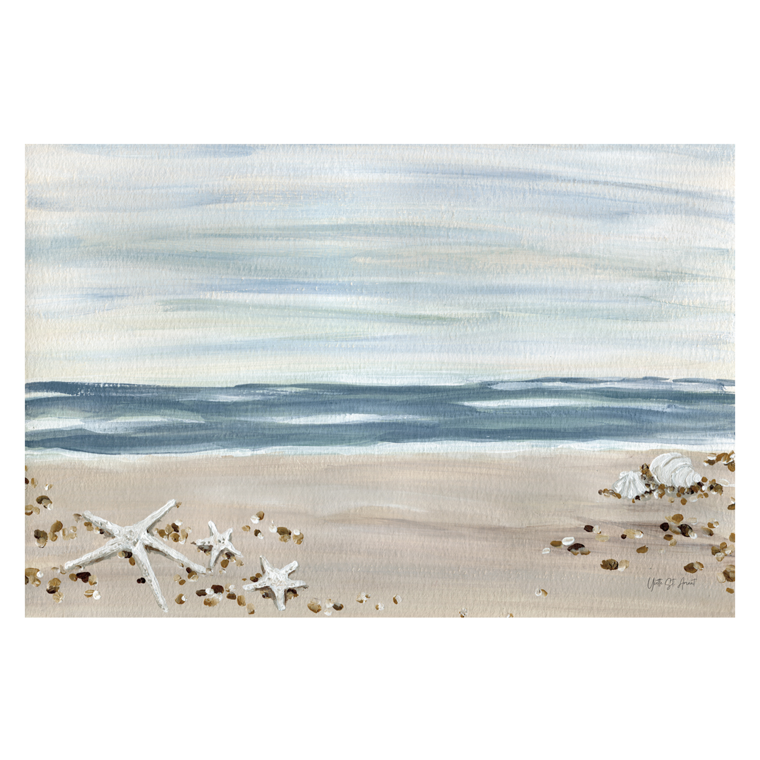 wall-art-print-canvas-poster-framed-Shells by the Shore , By Yvette St. Amant-1