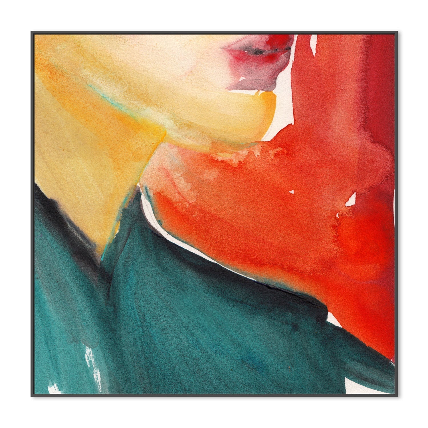 wall-art-print-canvas-poster-framed-She's Strawberry Season , By Victoria Verbaan-3