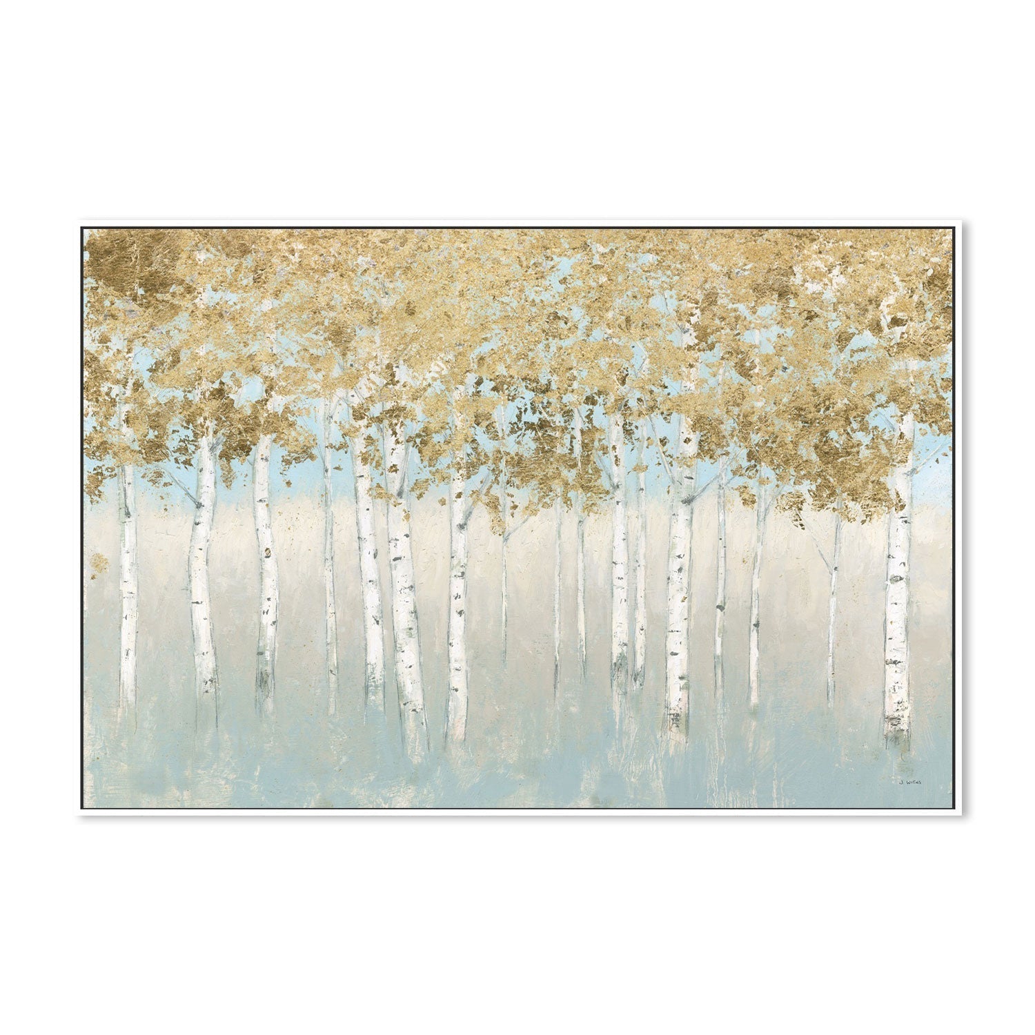 wall-art-print-canvas-poster-framed-Shimmering Forest, Style A-by-James Wiens-Gioia Wall Art