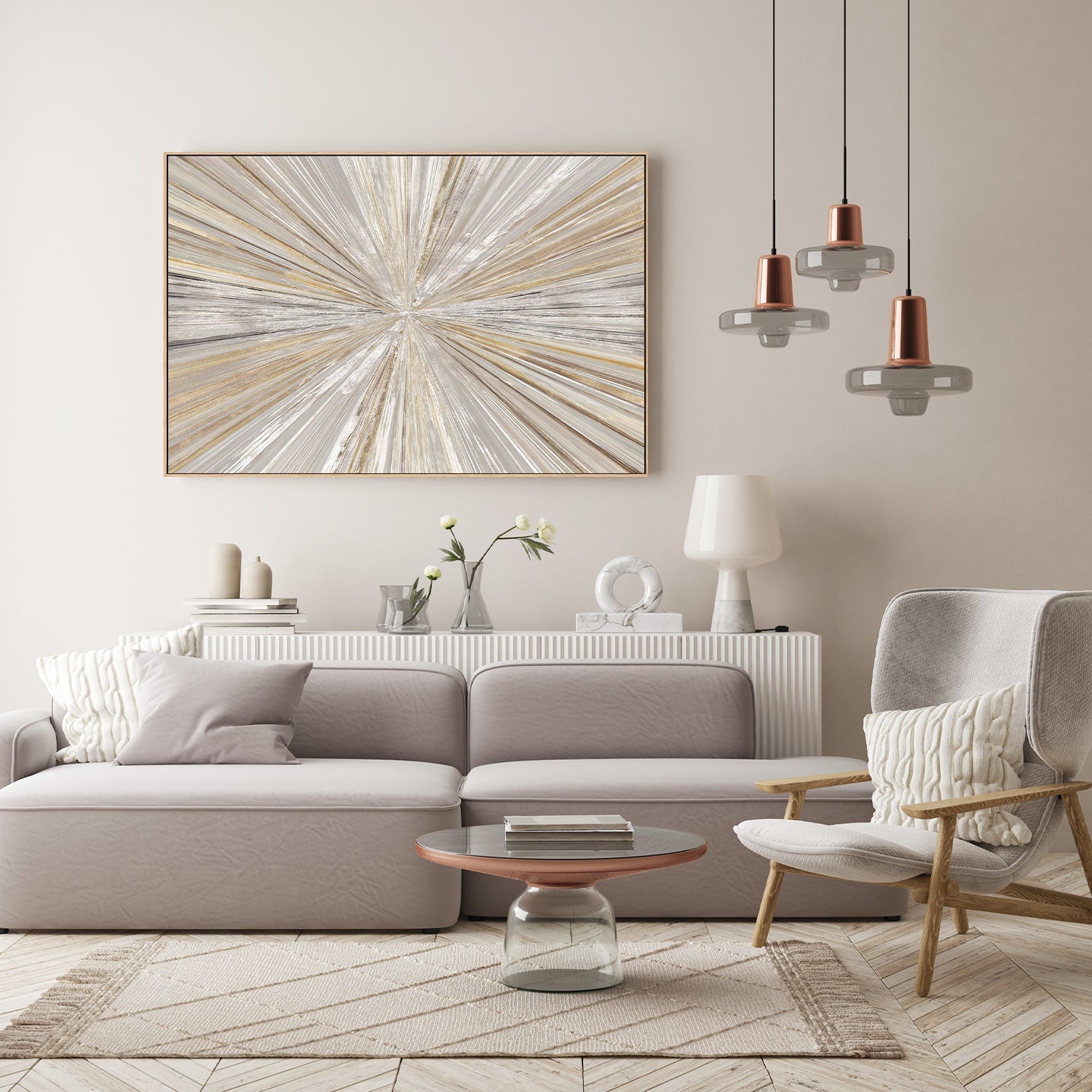 wall-art-print-canvas-poster-framed-Shimmering Light, Style A-7