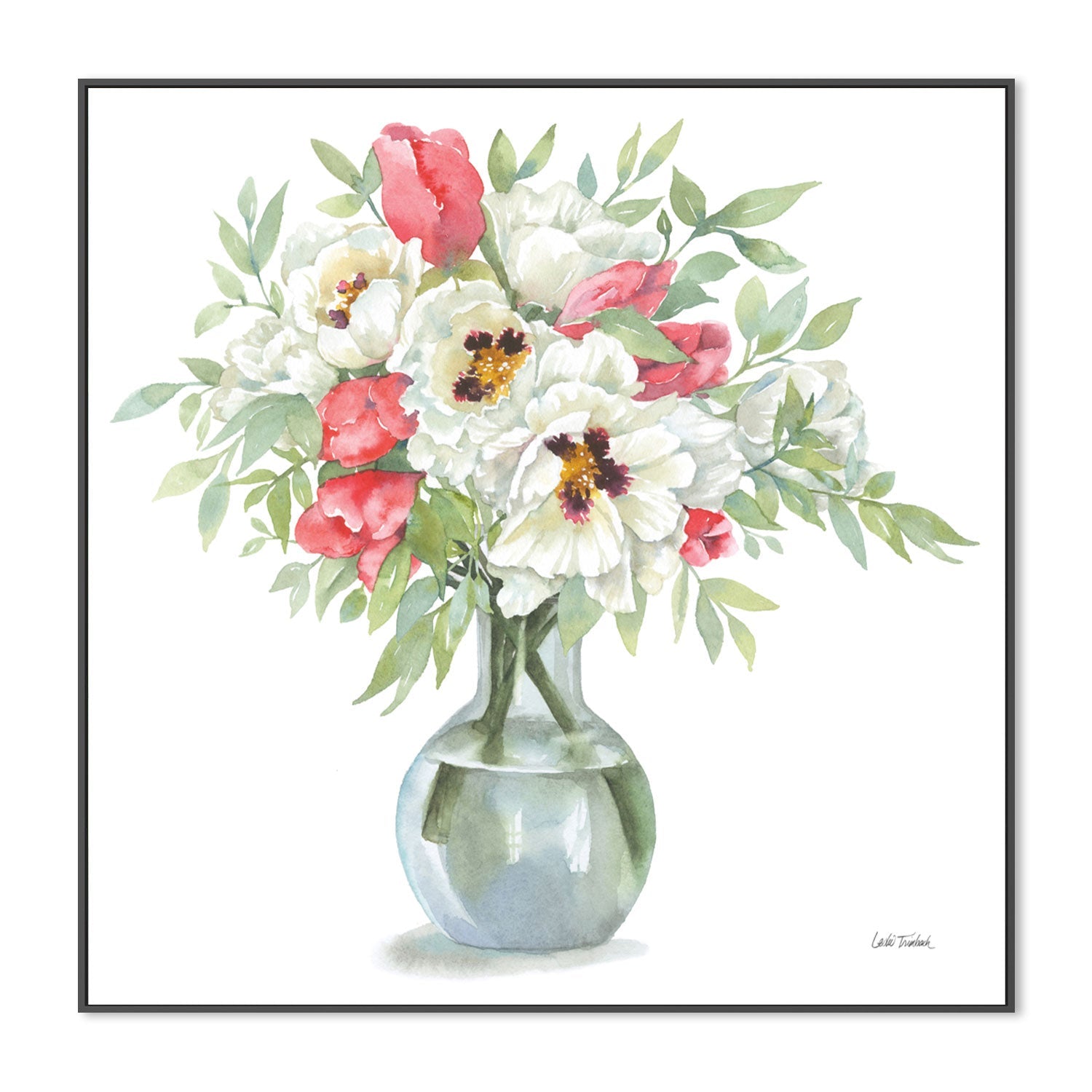 wall-art-print-canvas-poster-framed-Showy Blooms , By Leslie Trimbach-GIOIA-WALL-ART