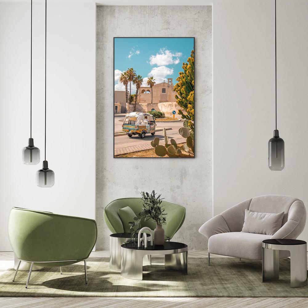 wall-art-print-canvas-poster-framed-Sicilian Ape Car Scene-9