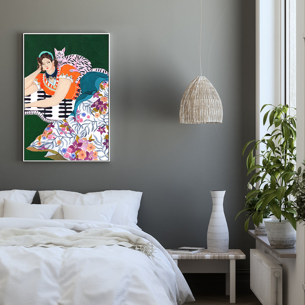 wall-art-print-canvas-poster-framed-Side Eye , By Chonticha Hanon-7