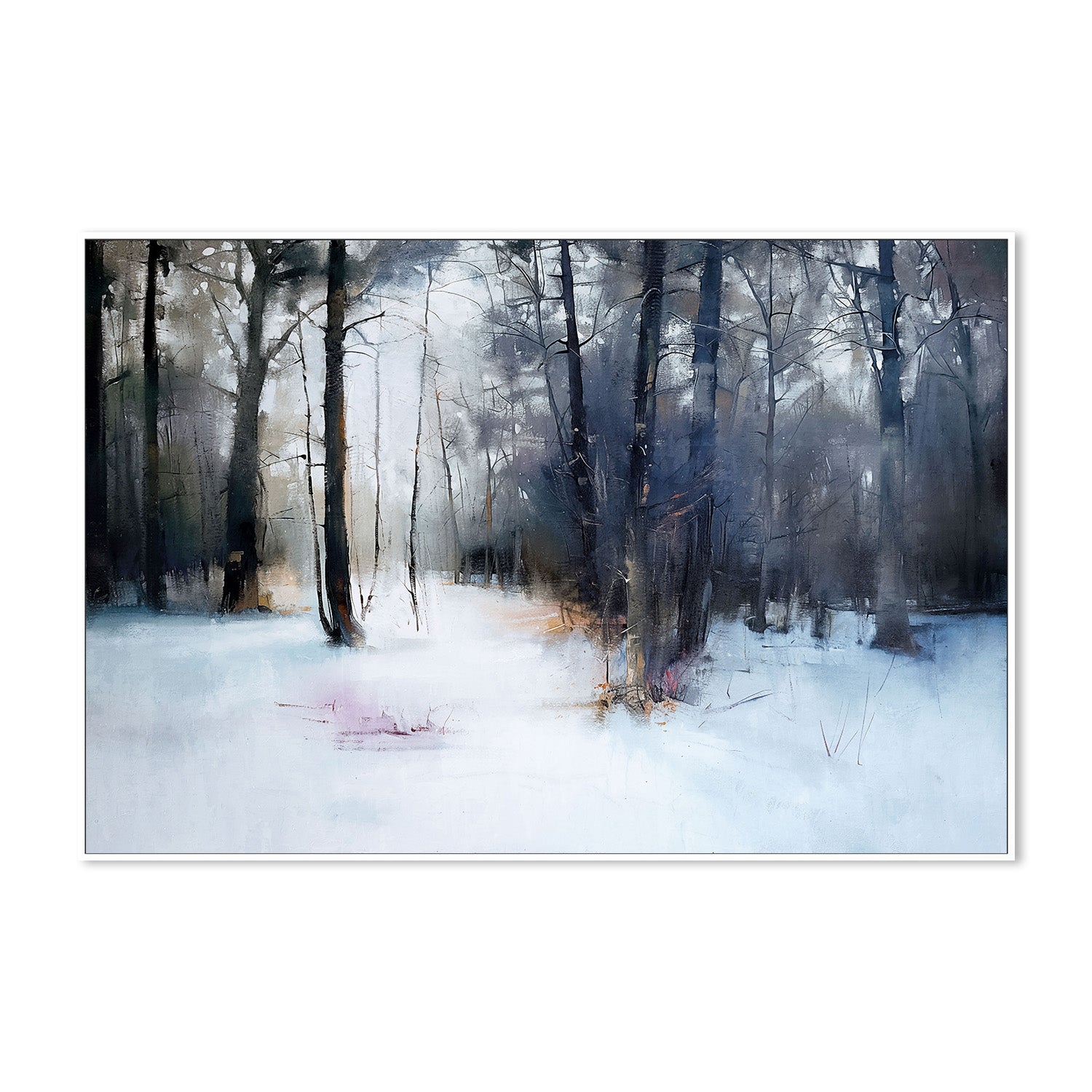 wall-art-print-canvas-poster-framed-Silent Forest-5