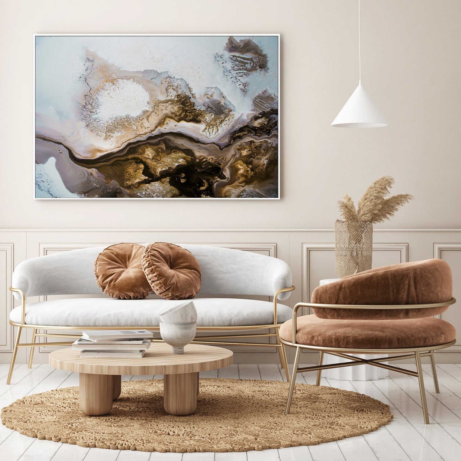 wall-art-print-canvas-poster-framed-Silent Streaming , By Petra Meikle-7