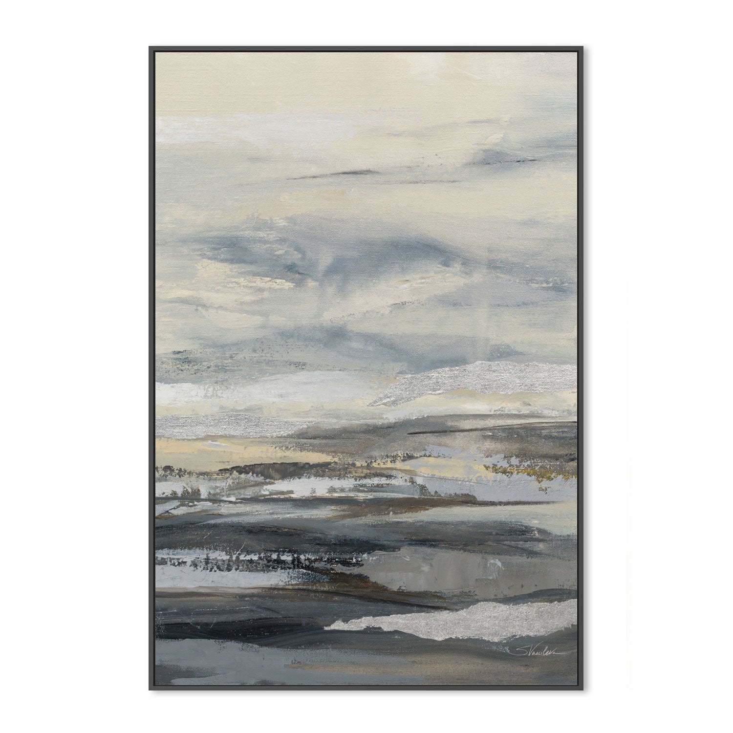 wall-art-print-canvas-poster-framed-Silver Sand, Style A , By Silvia Vassileva-3
