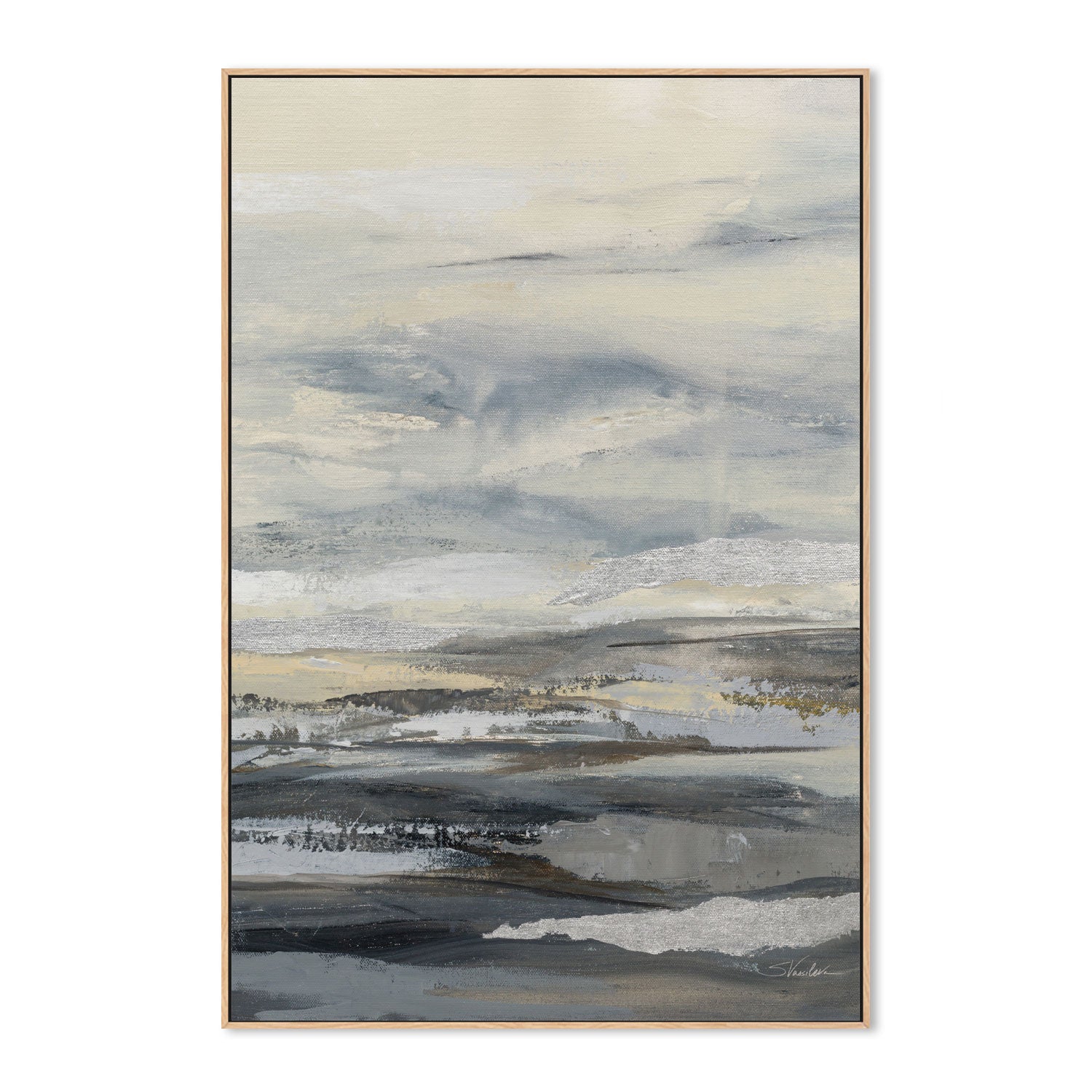 wall-art-print-canvas-poster-framed-Silver Sand, Style A , By Silvia Vassileva-4