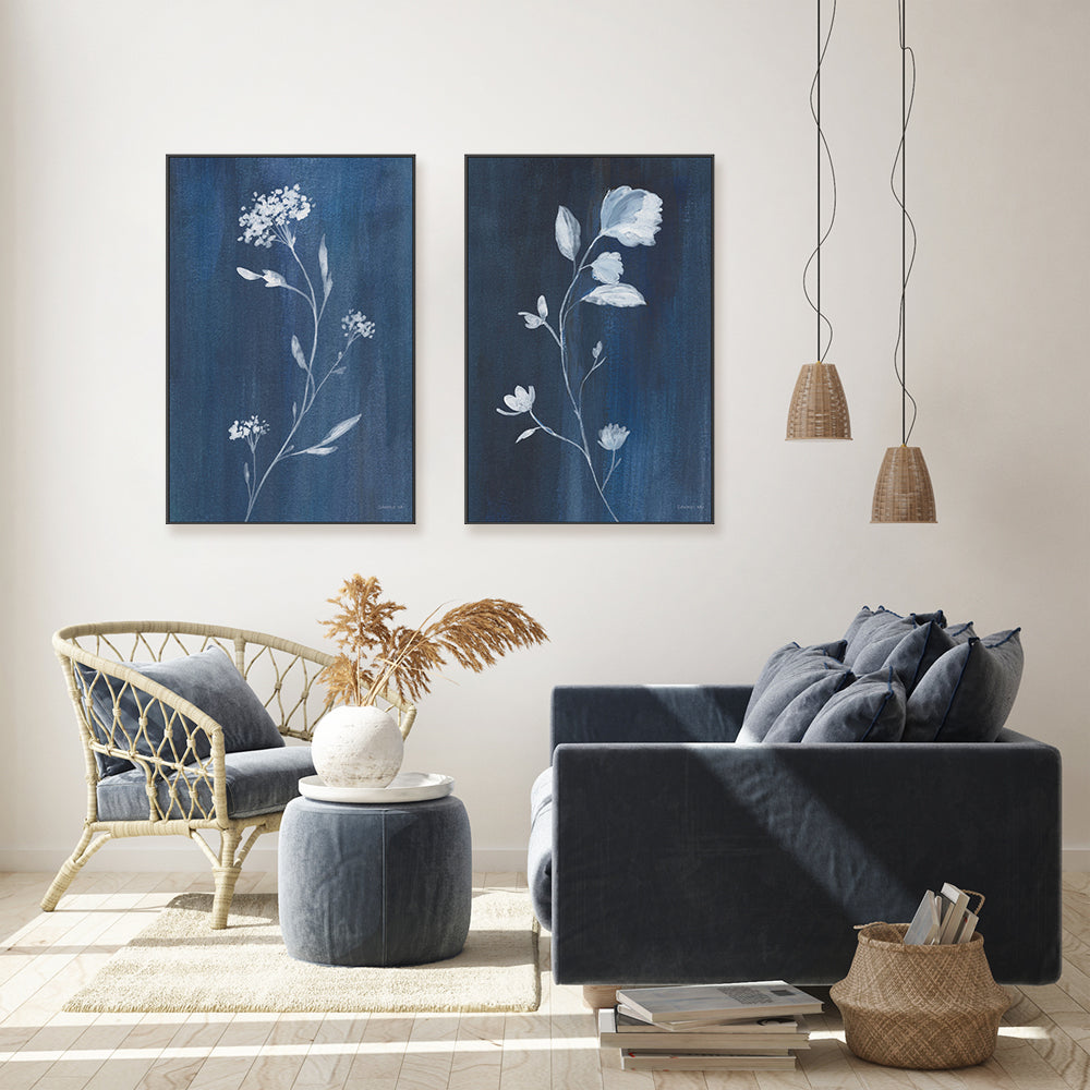 wall-art-print-canvas-poster-framed-Simple Nature, Style A & B, Set of 2-by-Danhui Nai-Gioia Wall Art