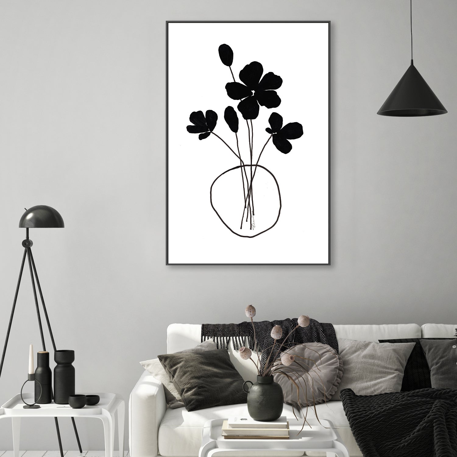 wall-art-print-canvas-poster-framed-Simplicity Florals , By Filippoloco-7