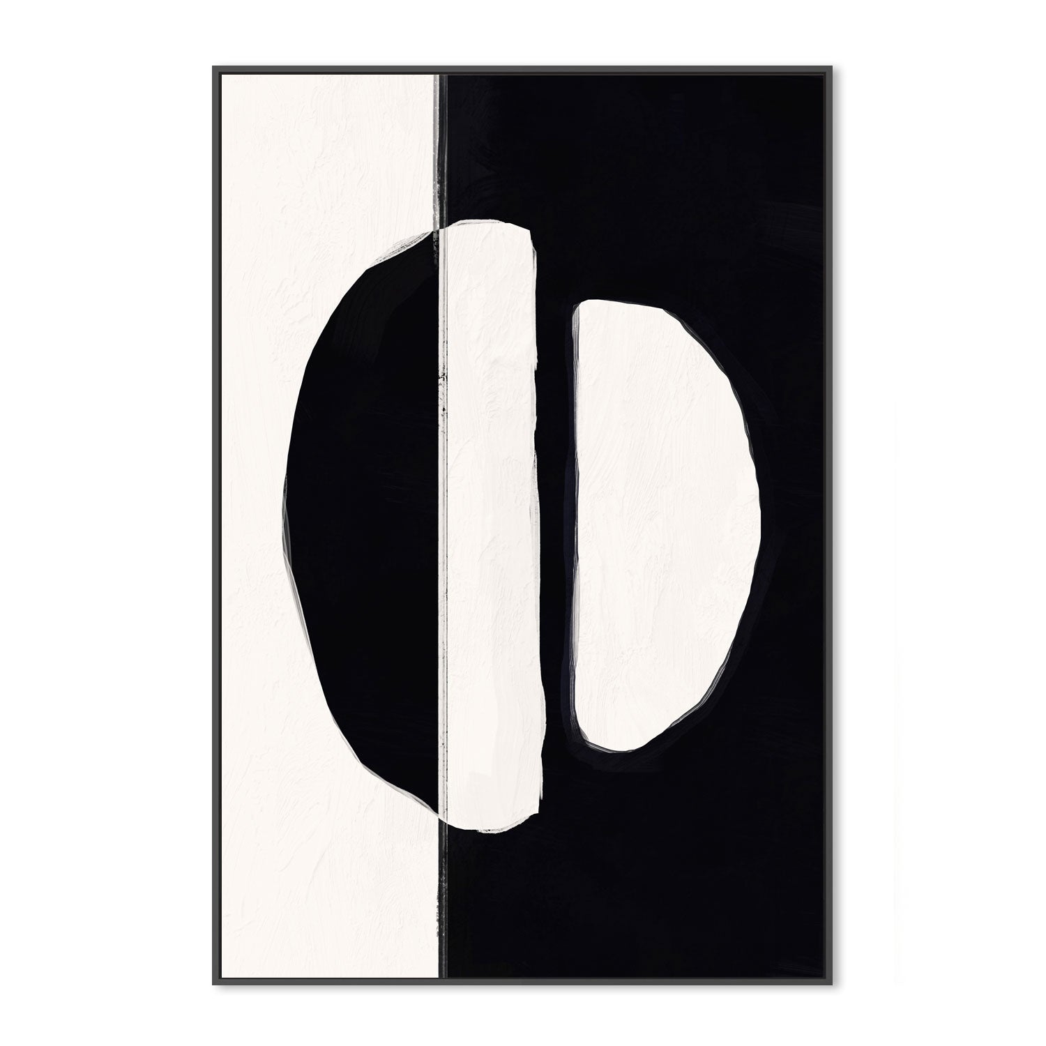 wall-art-print-canvas-poster-framed-Simplistic Noir, Style B , By Nina Blue-3