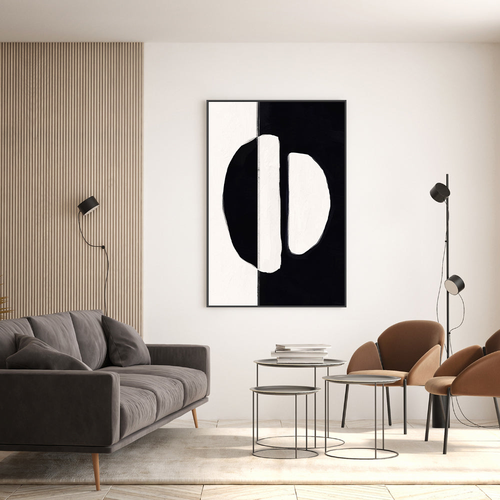wall-art-print-canvas-poster-framed-Simplistic Noir, Style B , By Nina Blue-7