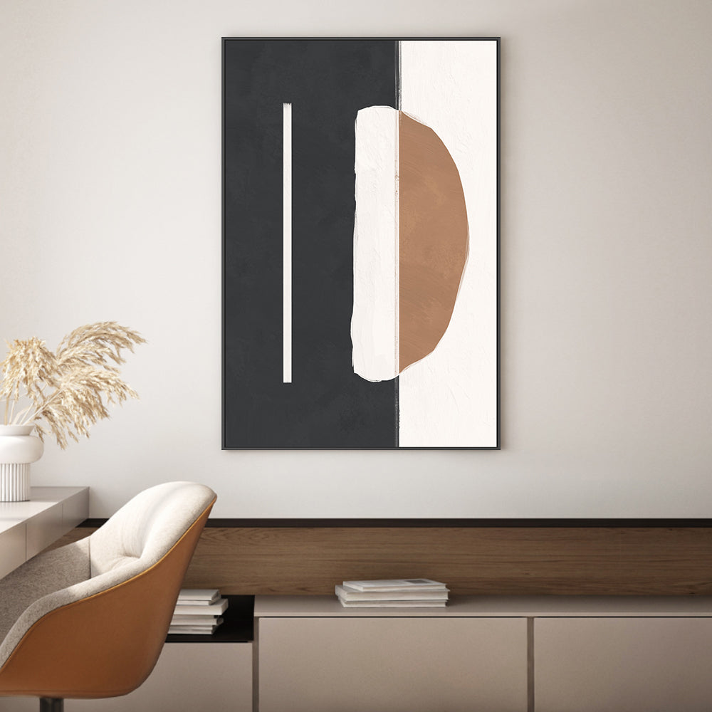 wall-art-print-canvas-poster-framed-Simplistic Noir, Style C , By Nina Blue-2