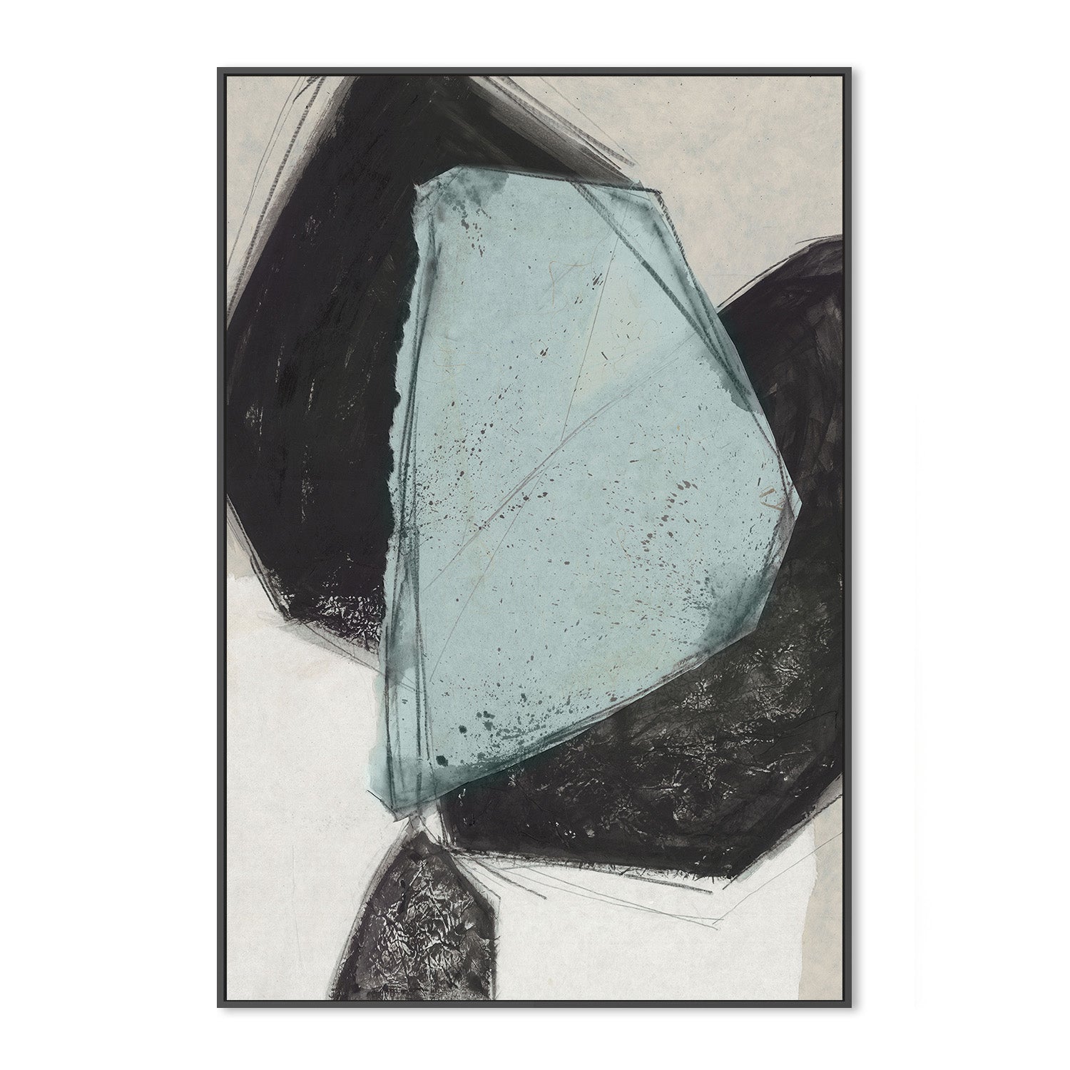 wall-art-print-canvas-poster-framed-Simply Shapes, Style B-3