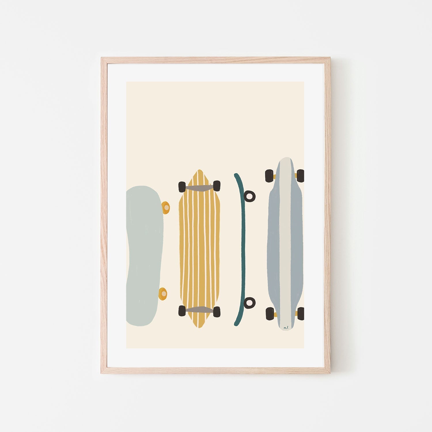 wall-art-print-canvas-poster-framed-Skateboards , By Menina Lisboa-6