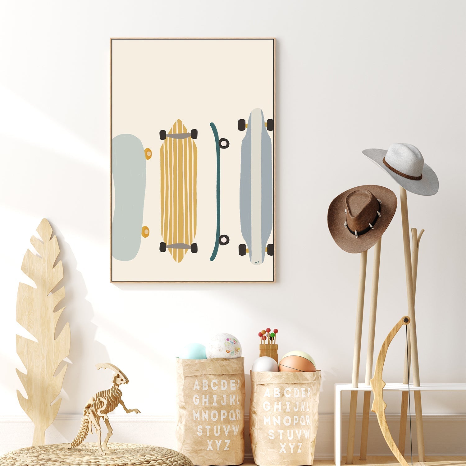 wall-art-print-canvas-poster-framed-Skateboards , By Menina Lisboa-7